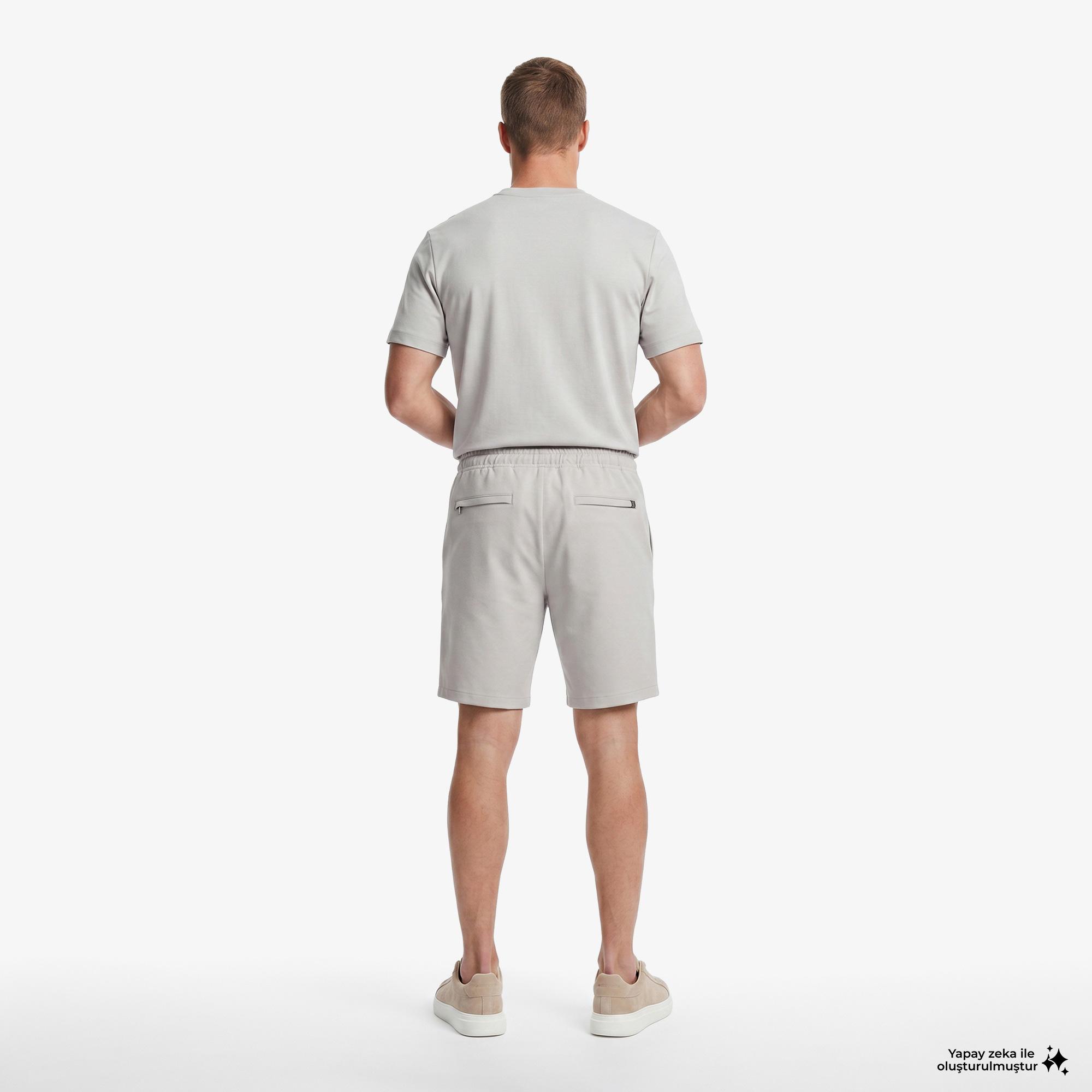 Nautica Erkek Gri Regular Fit Şort