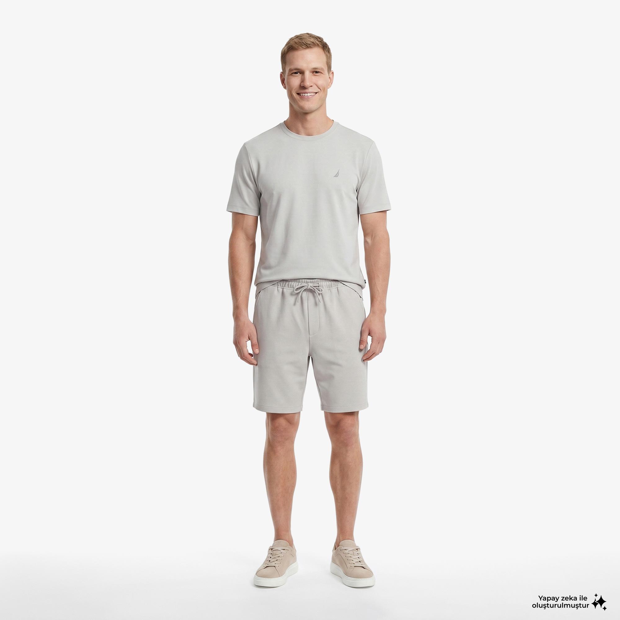 Nautica Erkek Gri Regular Fit Şort