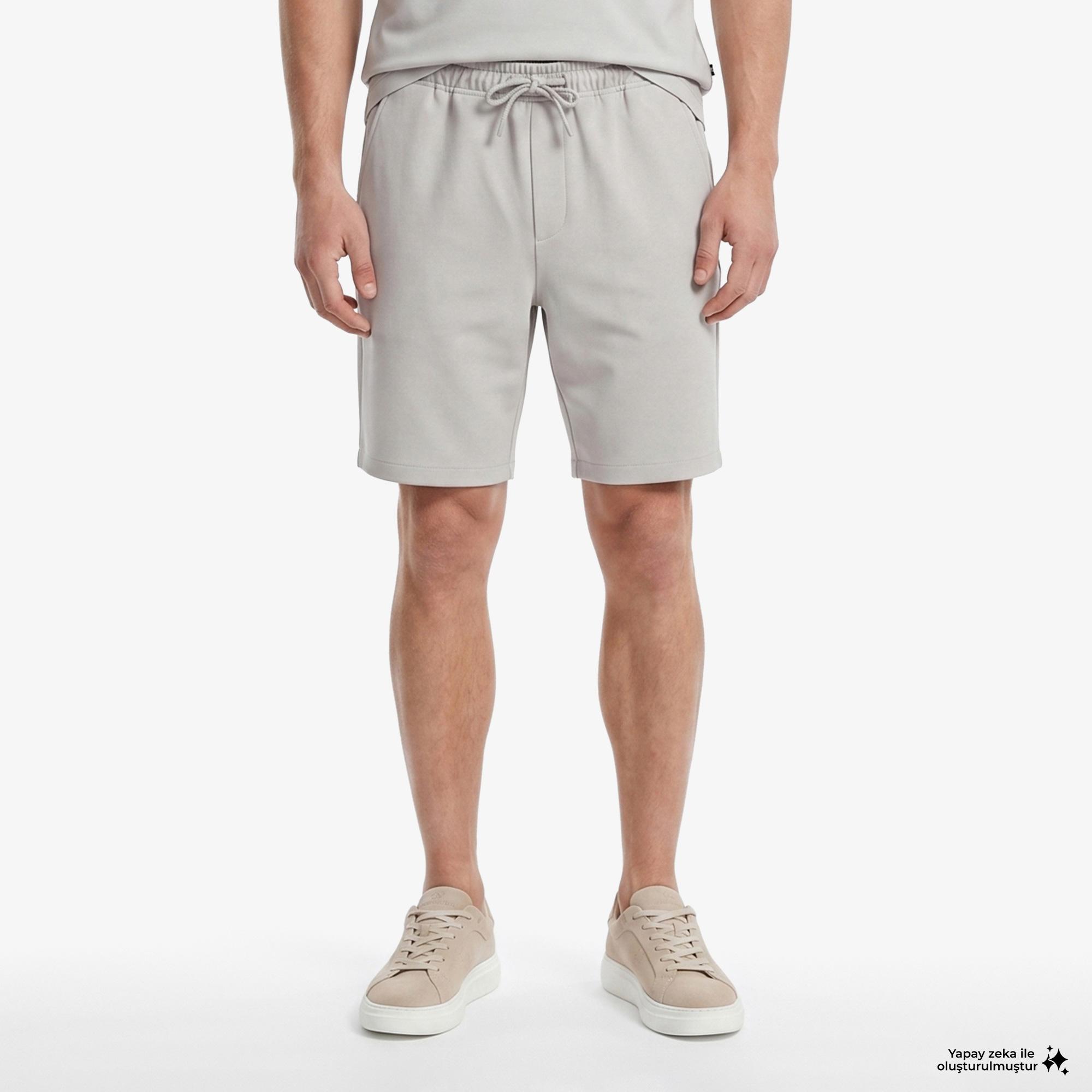 Nautica Erkek Gri Regular Fit Şort