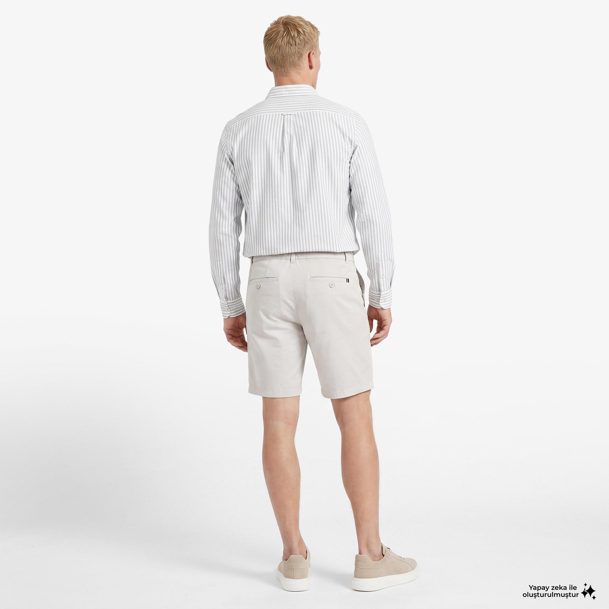 Nautica Erkek Gri Regular Fit Şort