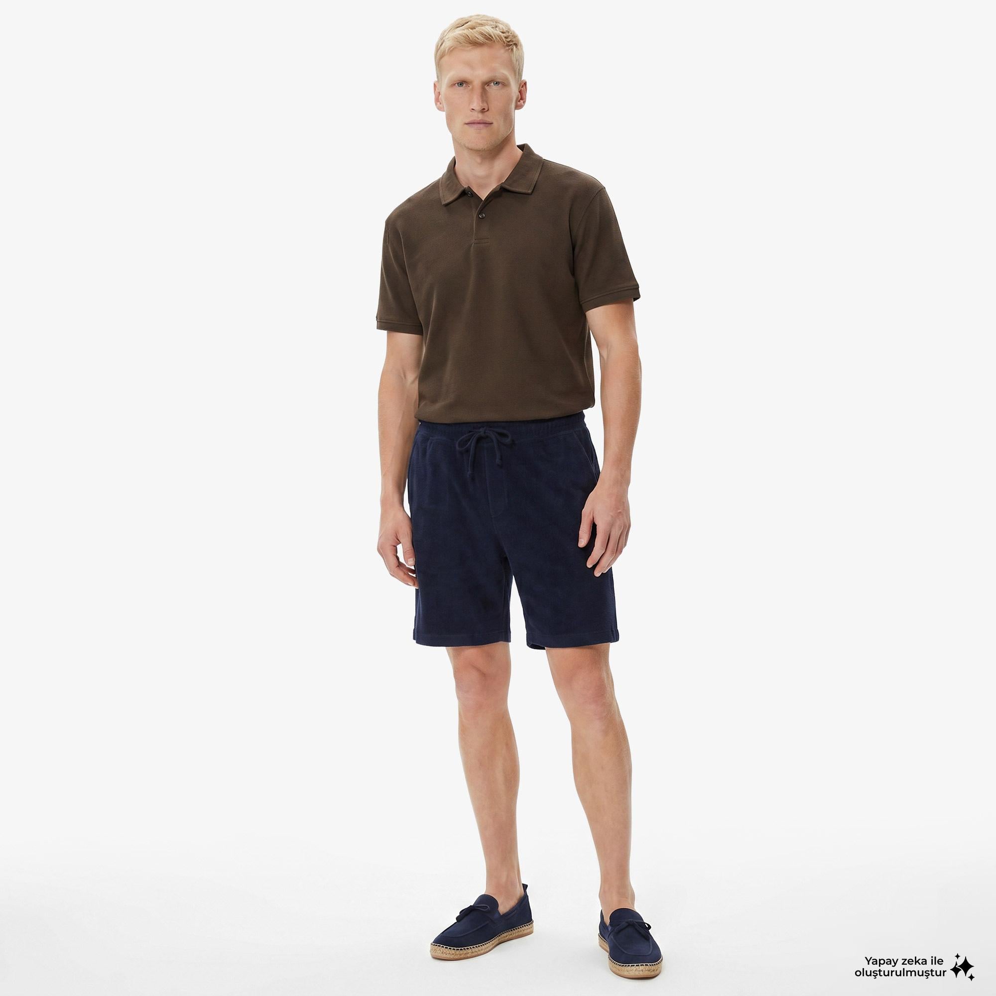 Nautica Erkek Lacivert Regular Fit Şort