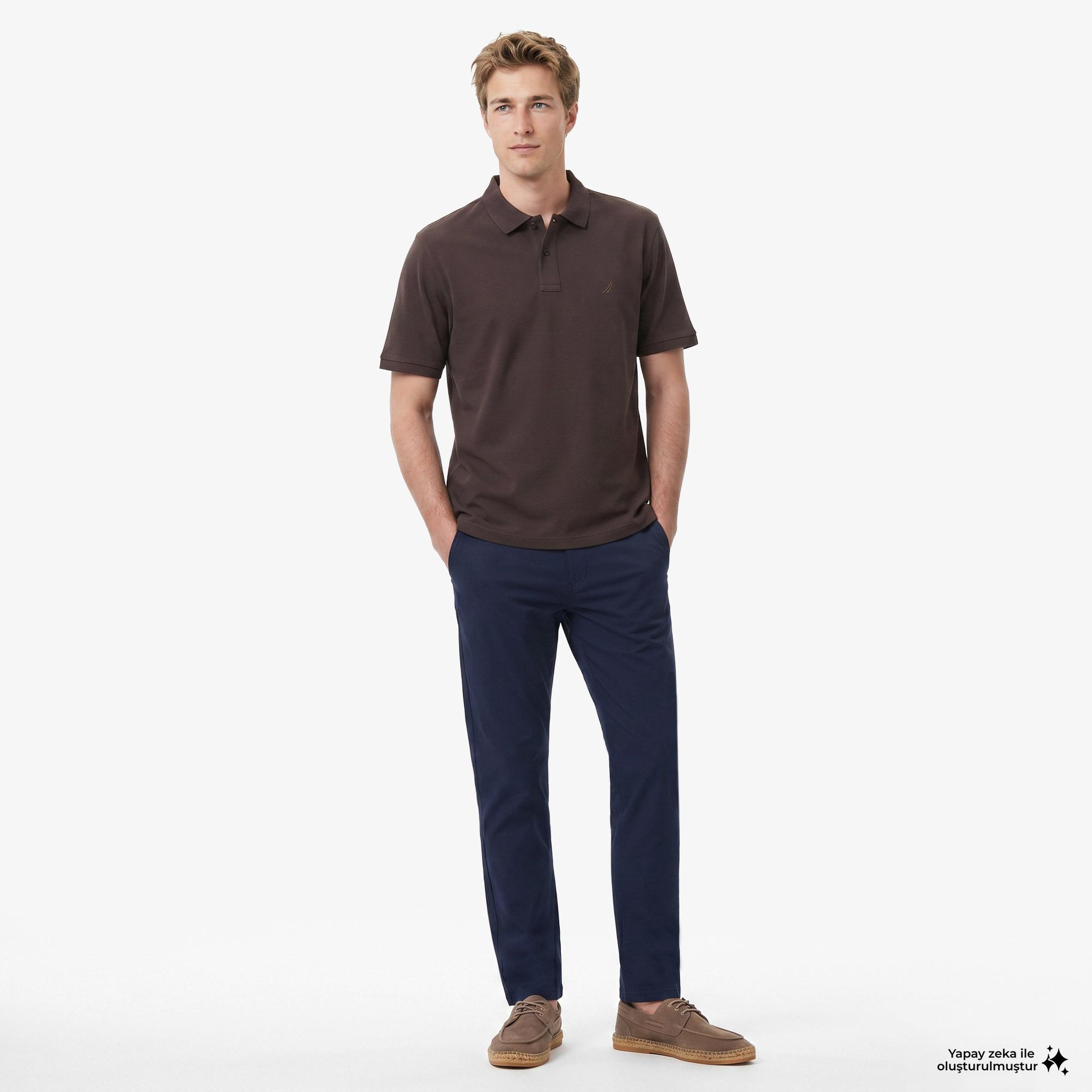 Nautica Erkek Lacivert Slim Fit Pantolon