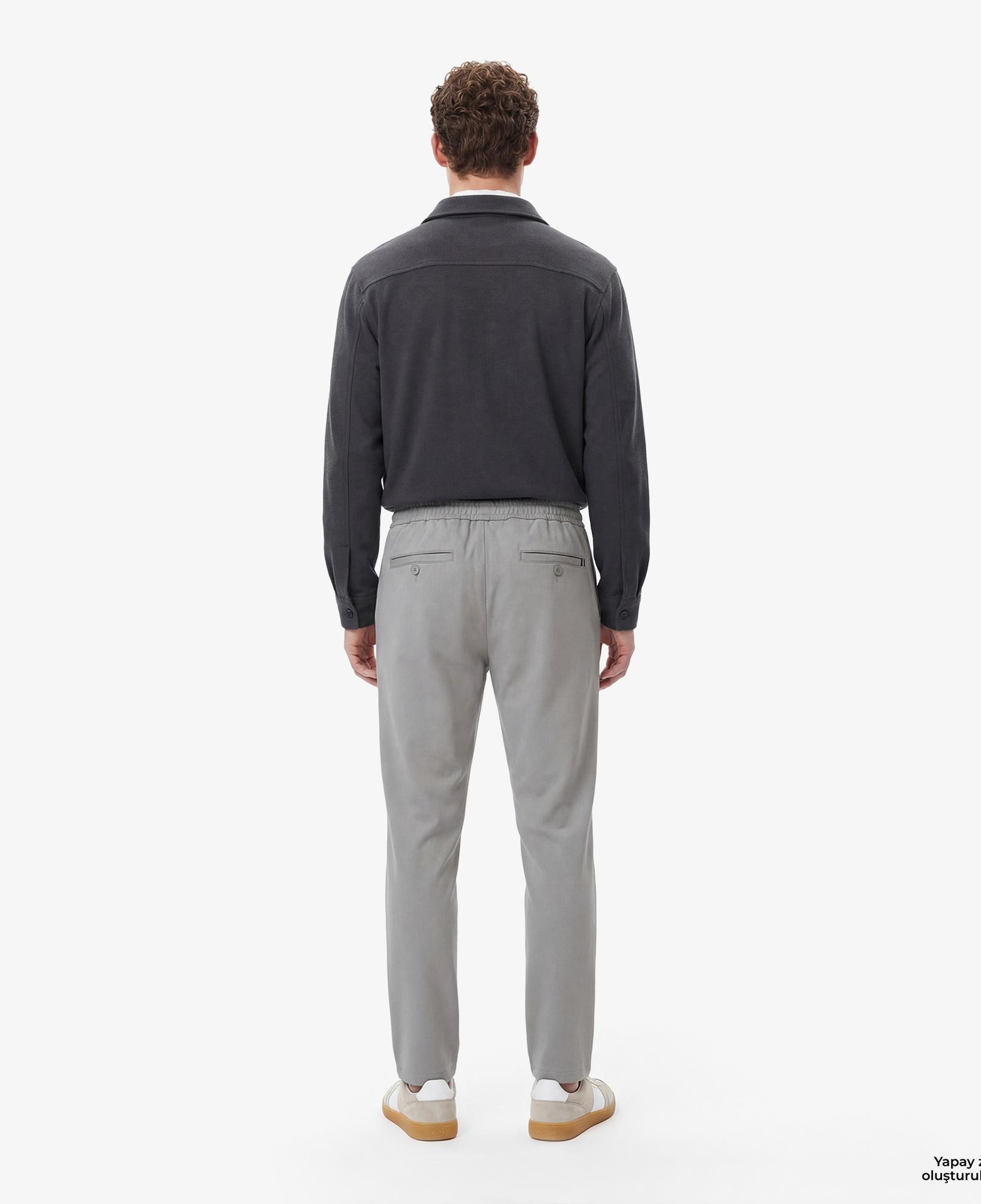 Nautica Erkek Gri Slim Fit Pantolon