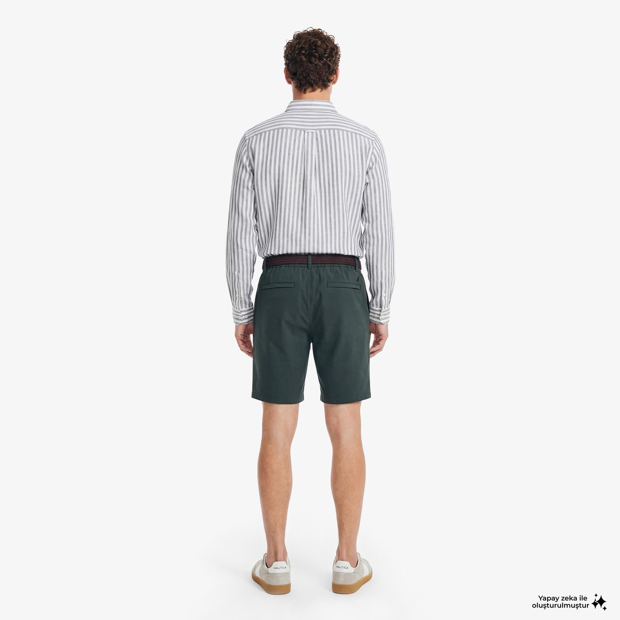 Nautica Erkek Yeşil Regular Fit Şort