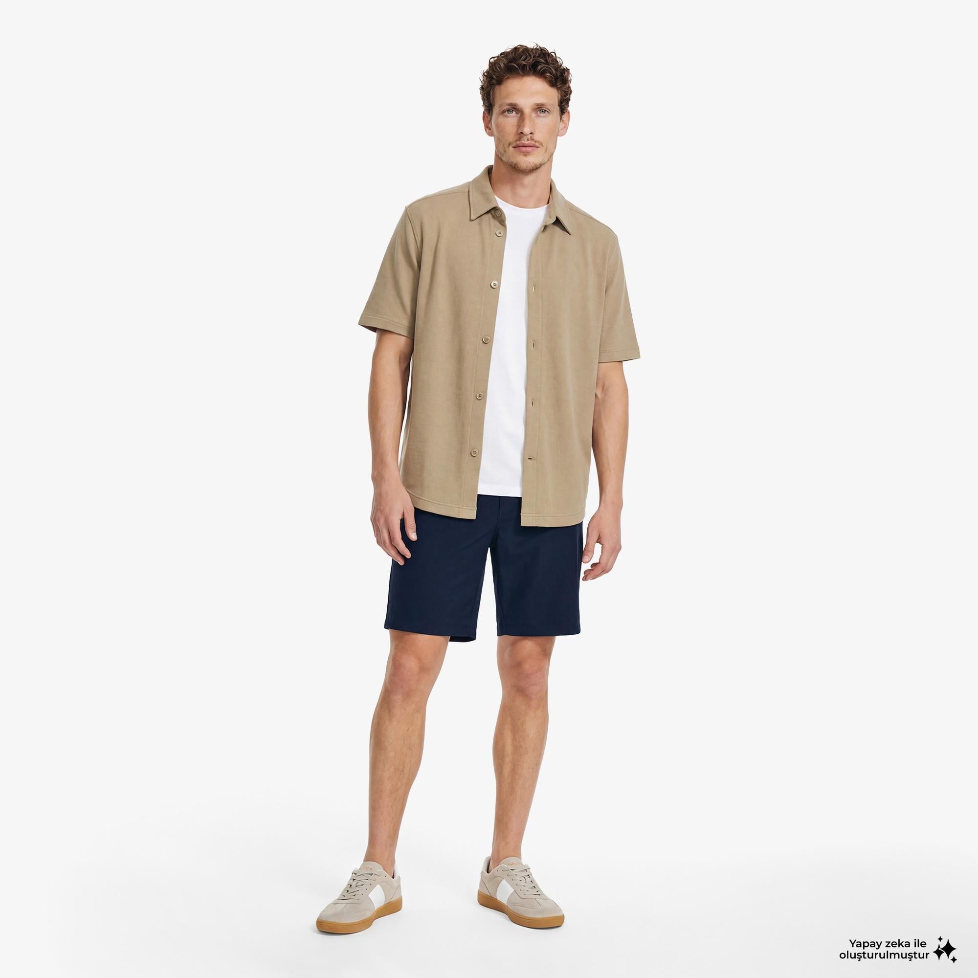Nautica Erkek Lacivert Regular Fit Şort
