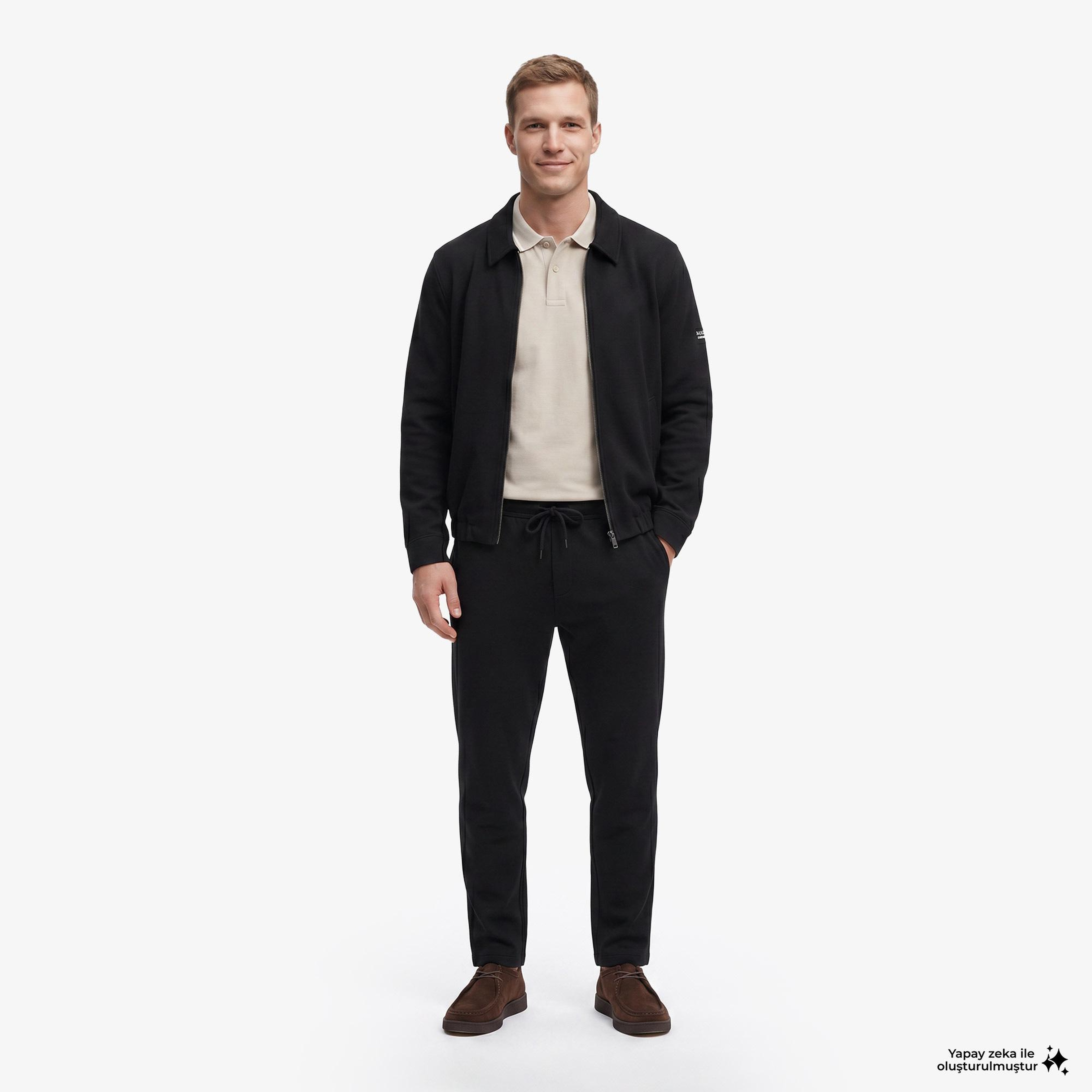 Nautica Erkek Siyah Slim Fit Pantolon