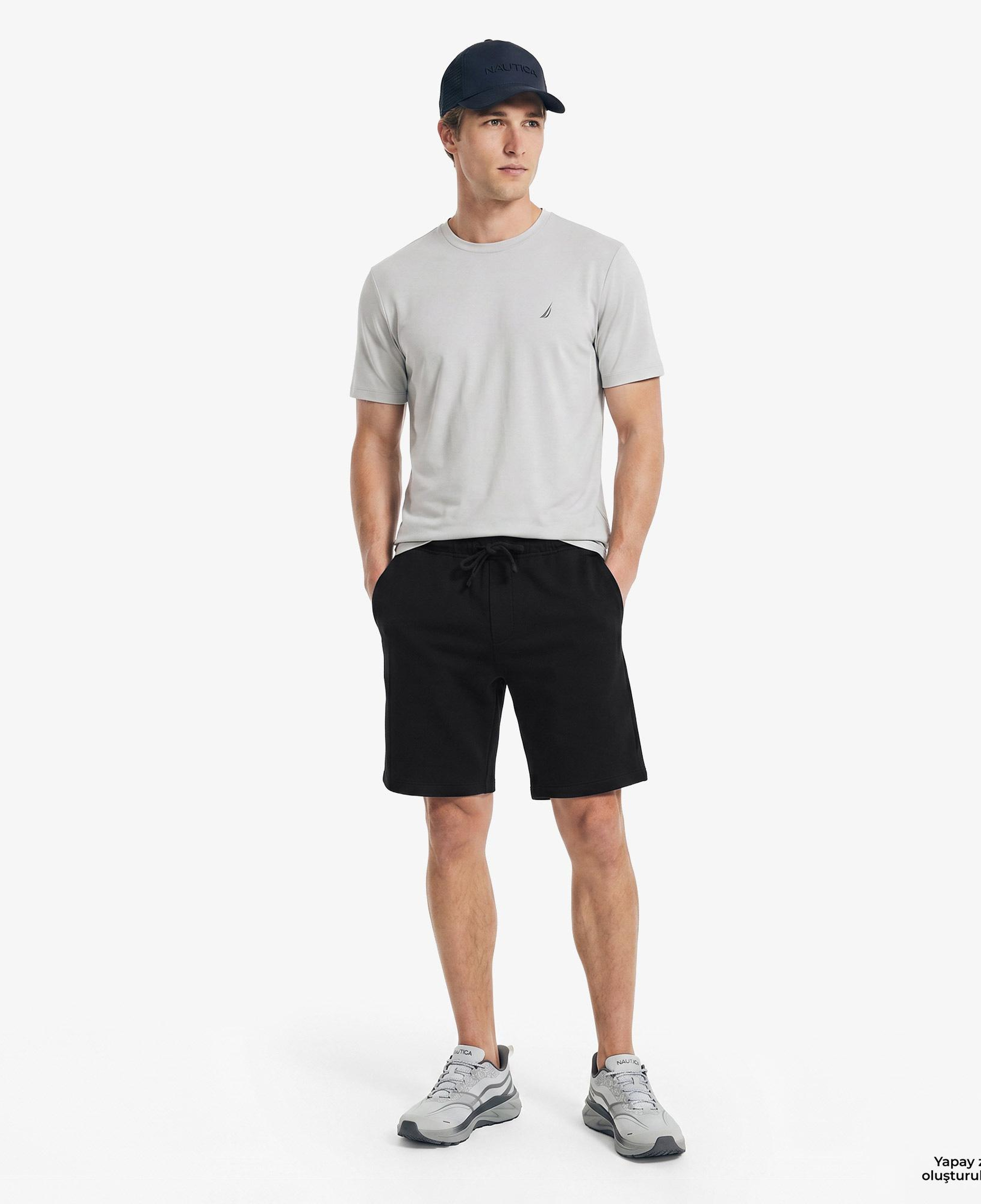 Nautica Erkek Siyah Regular Fit Şort