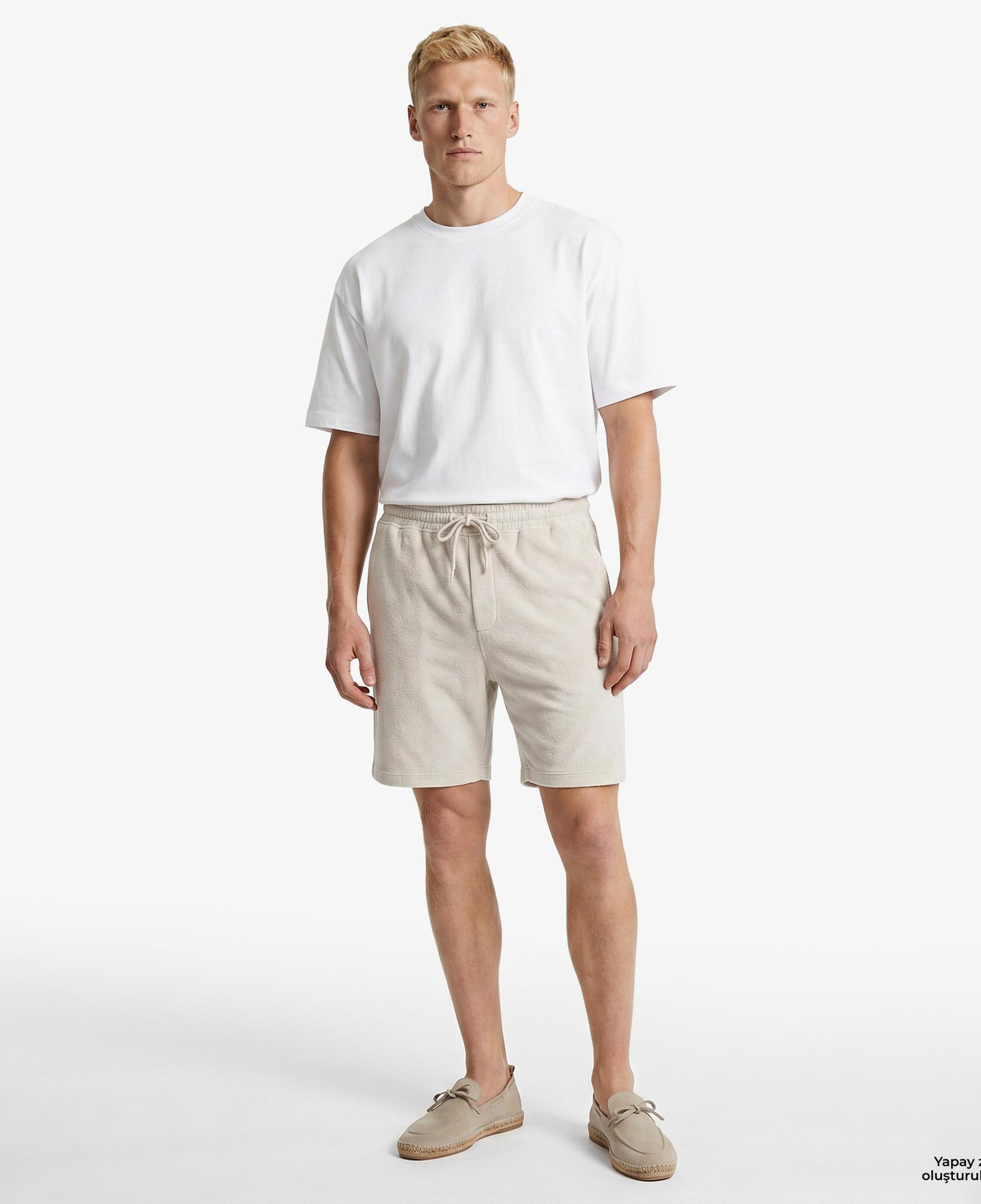 Nautica Erkek Gri Regular Fit Şort
