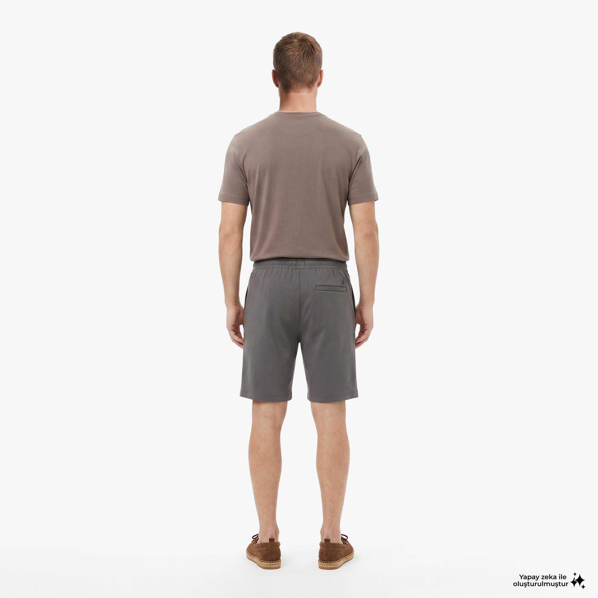 Nautica Erkek Gri Regular Fit Şort