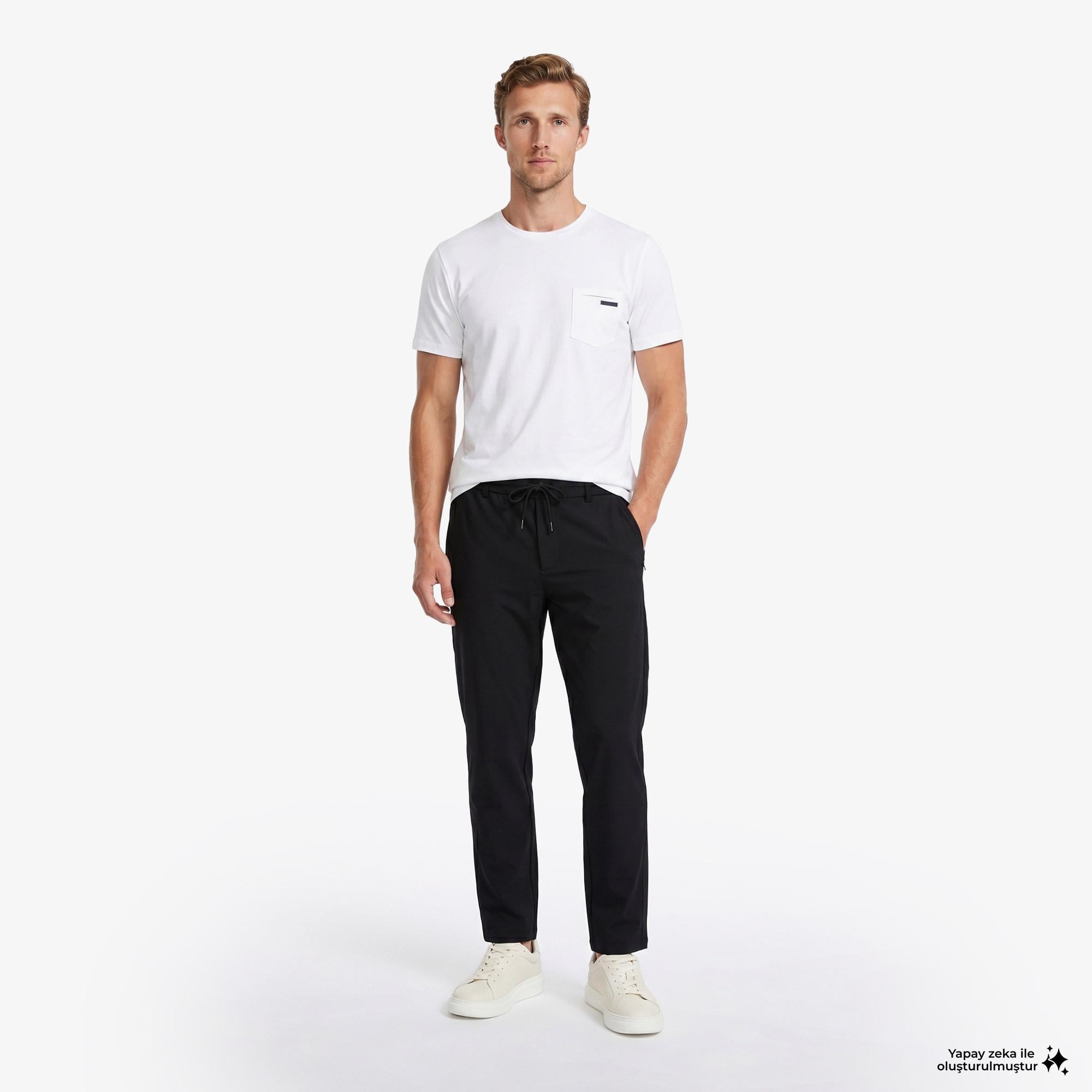 Nautica Erkek Beyaz Regular Fit T-Shirt