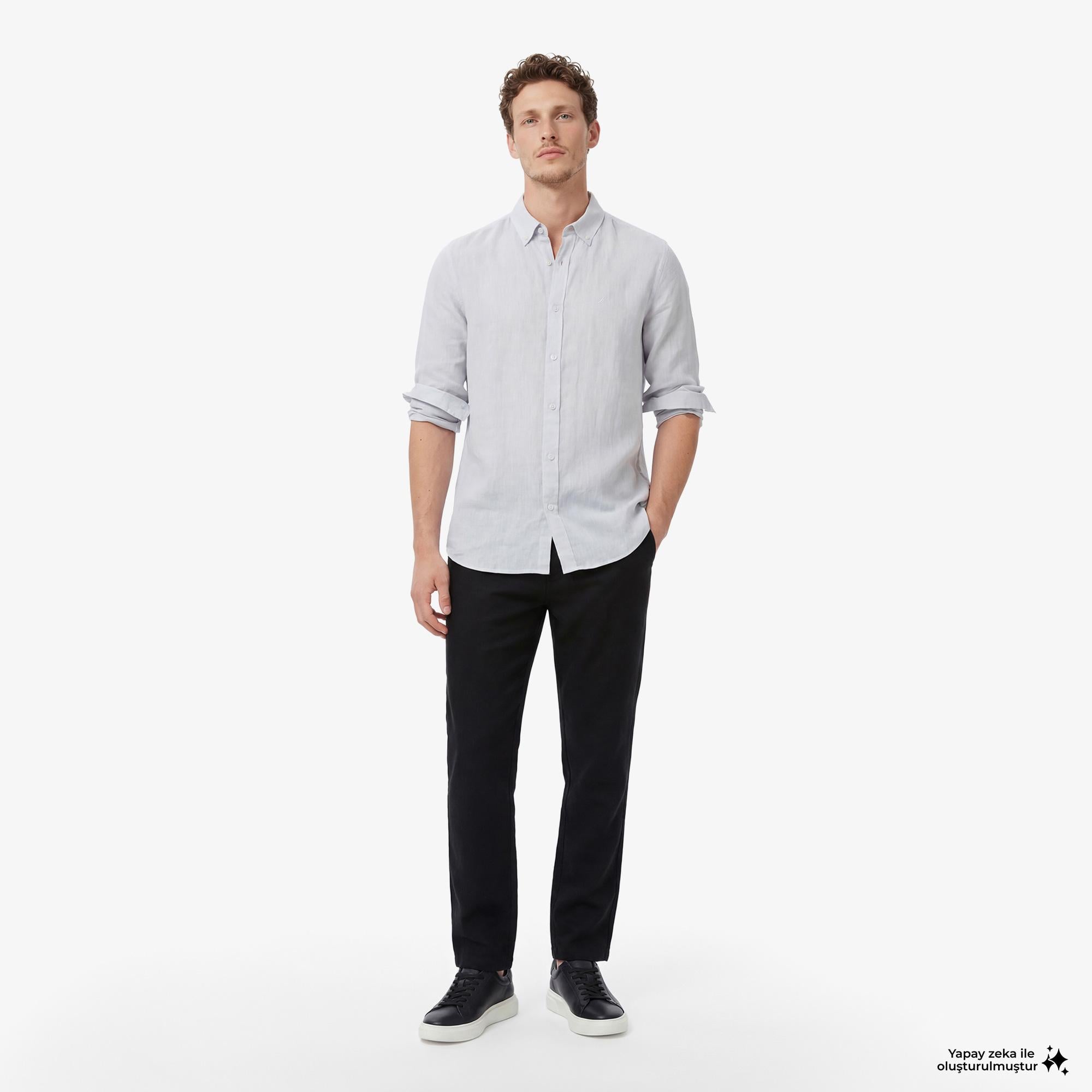 Nautica Erkek Siyah Regular Fit Pantolon