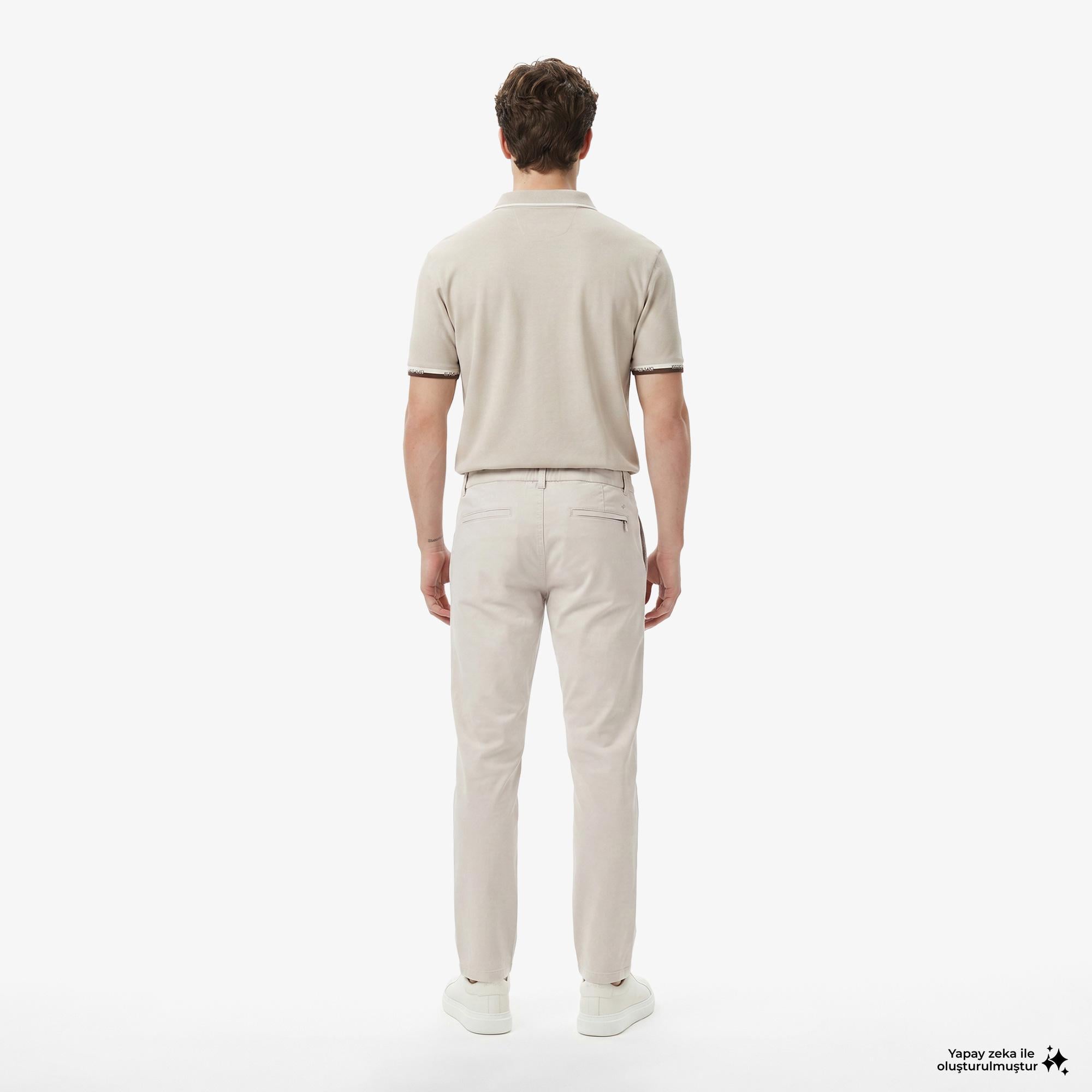 Nautica Erkek Gri Regular Fit Pantolon