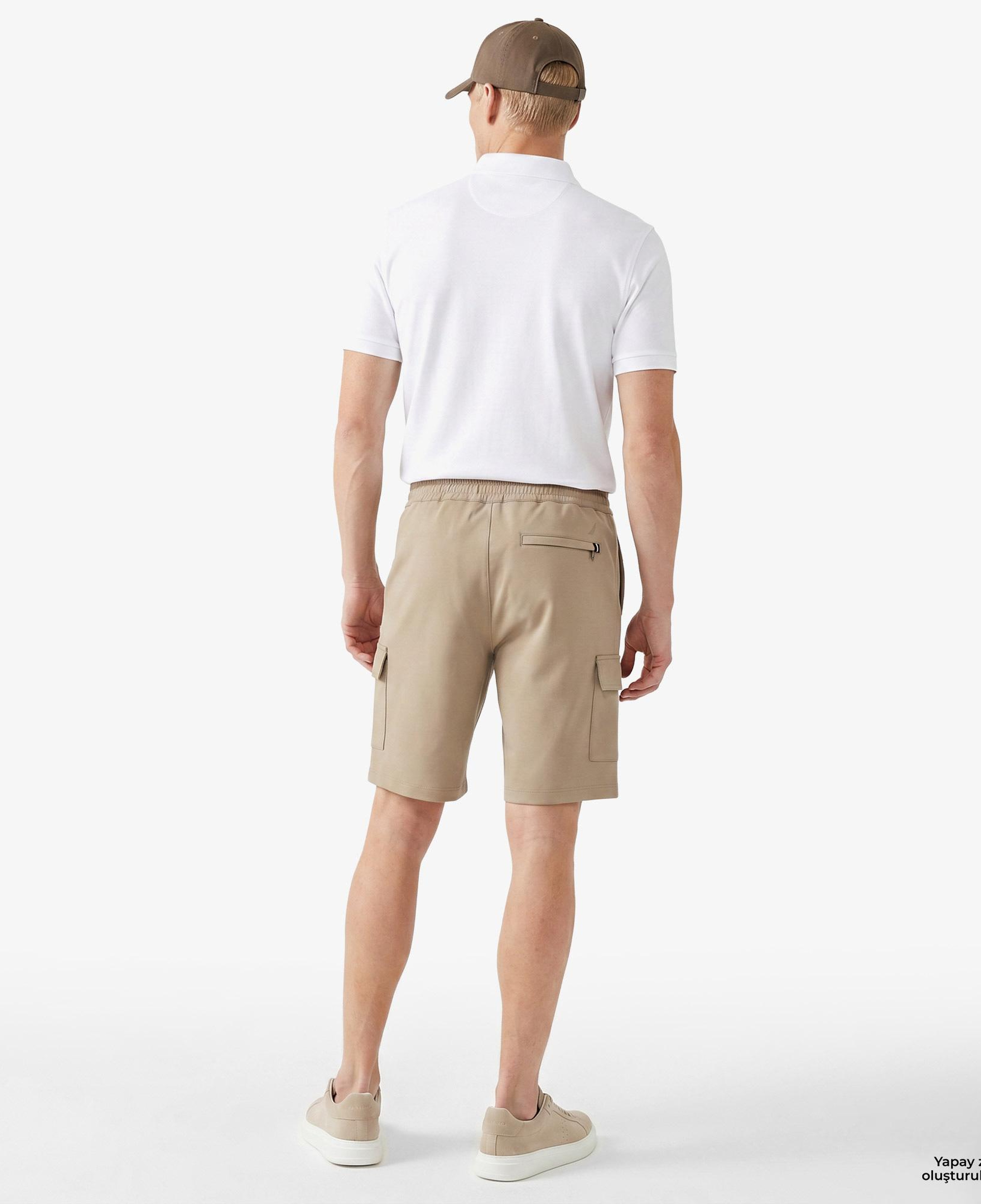 Nautica Erkek Kahverengi Regular Fit Kargo Şort