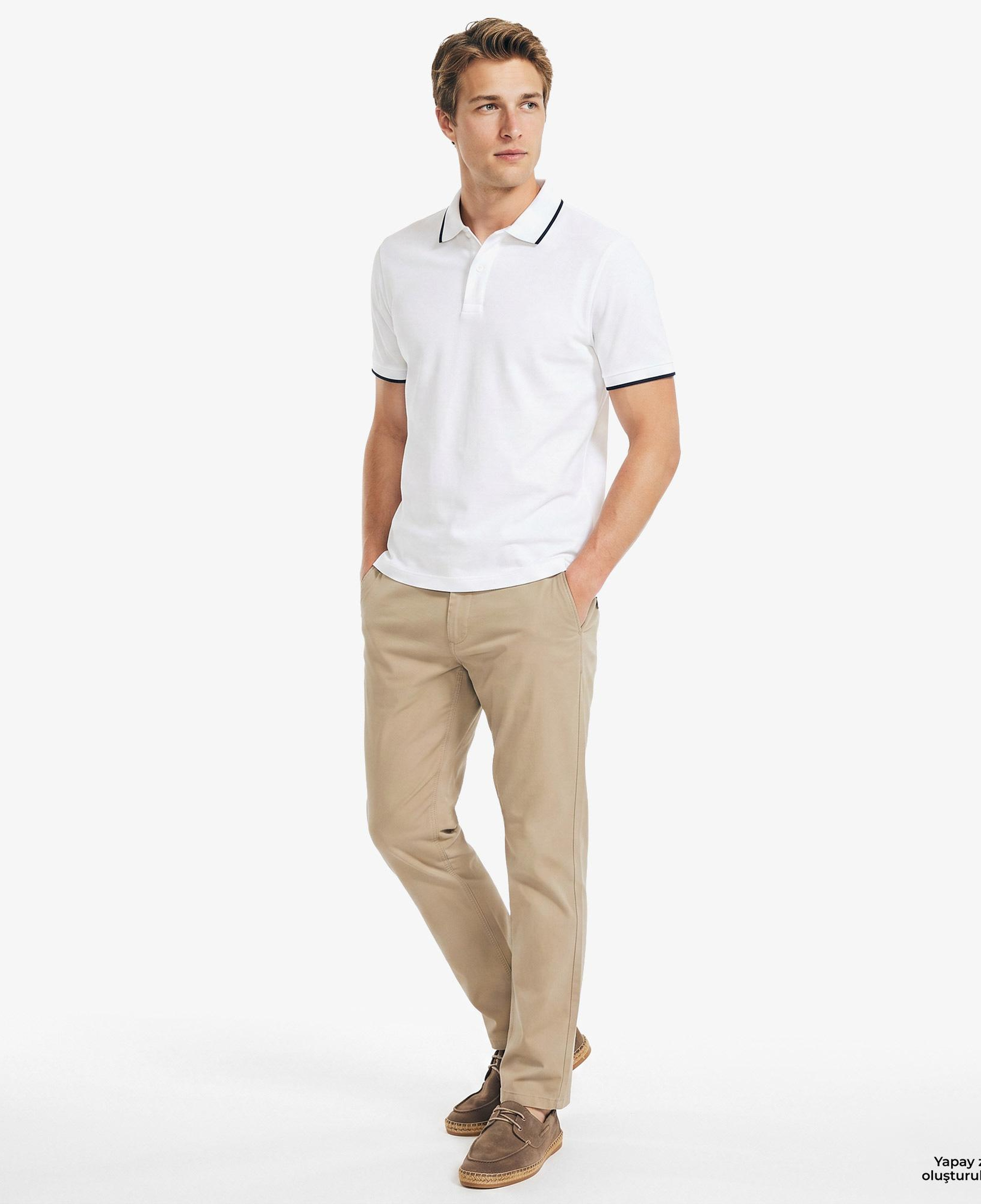 Nautica Erkek Kahverengi Slim Fit Pantolon