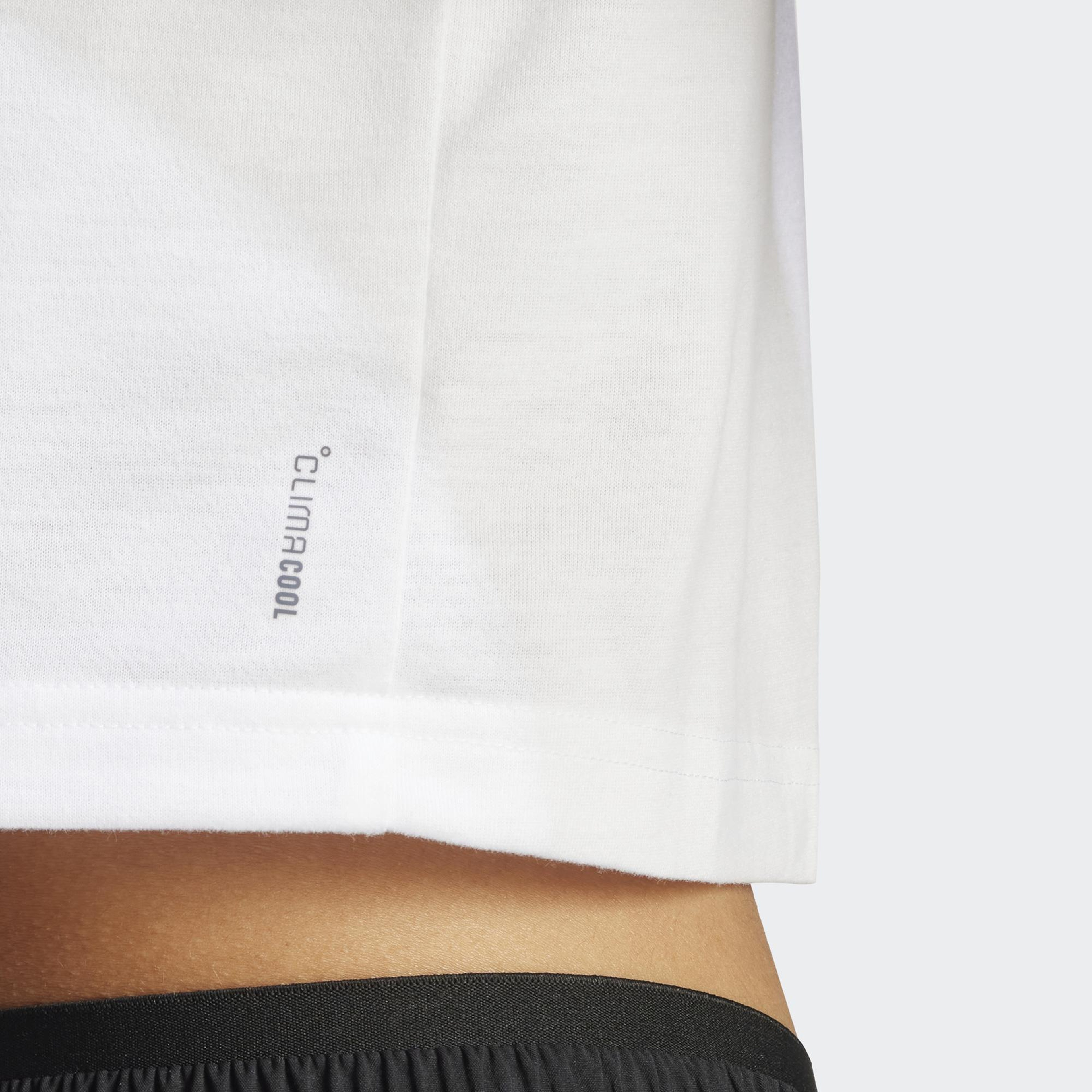 adidas Train Essentials Boxy Workout Kadın Beyaz Antrenman T-Shirt