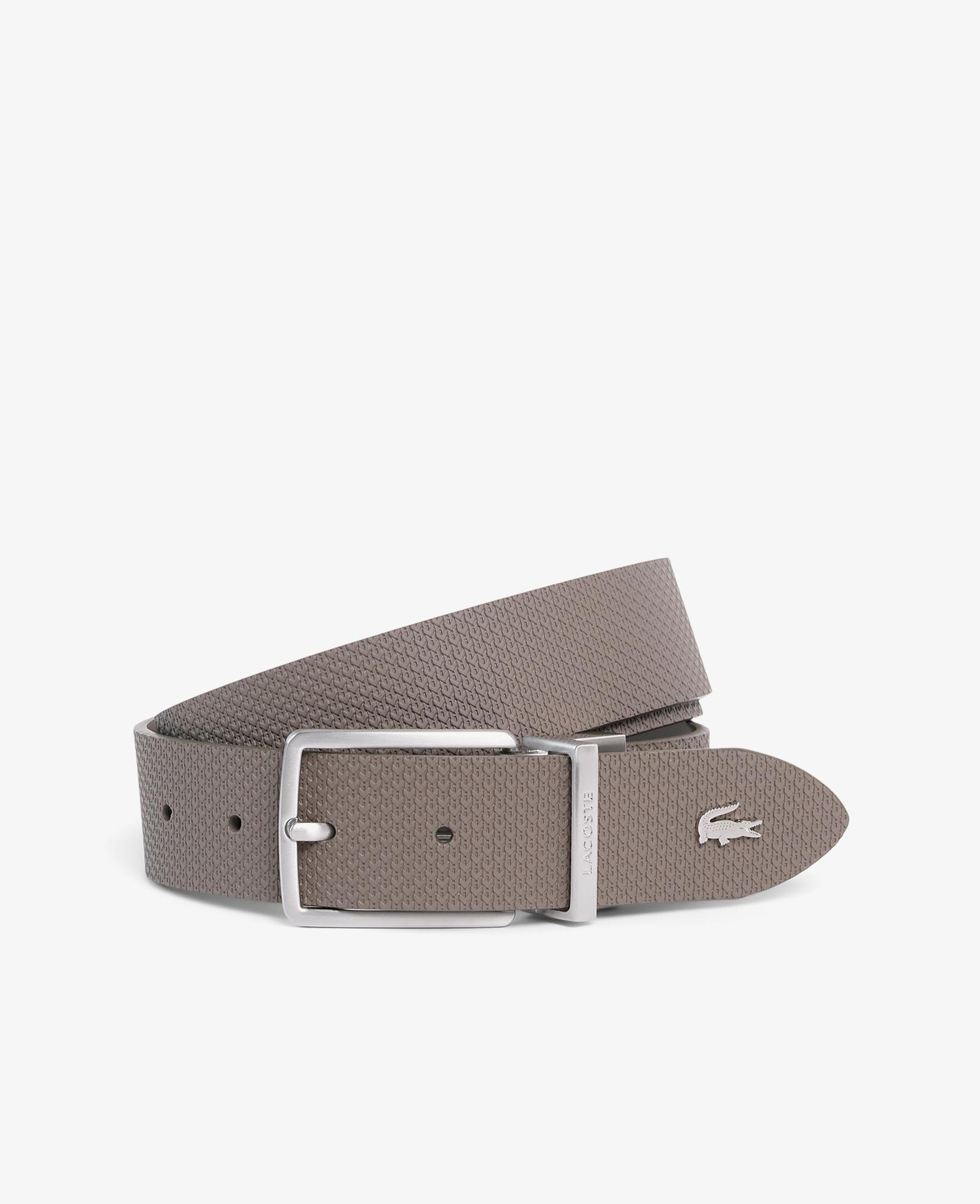 Lacoste Erkek Çift Taraflı Deri Kahverengi Kemer