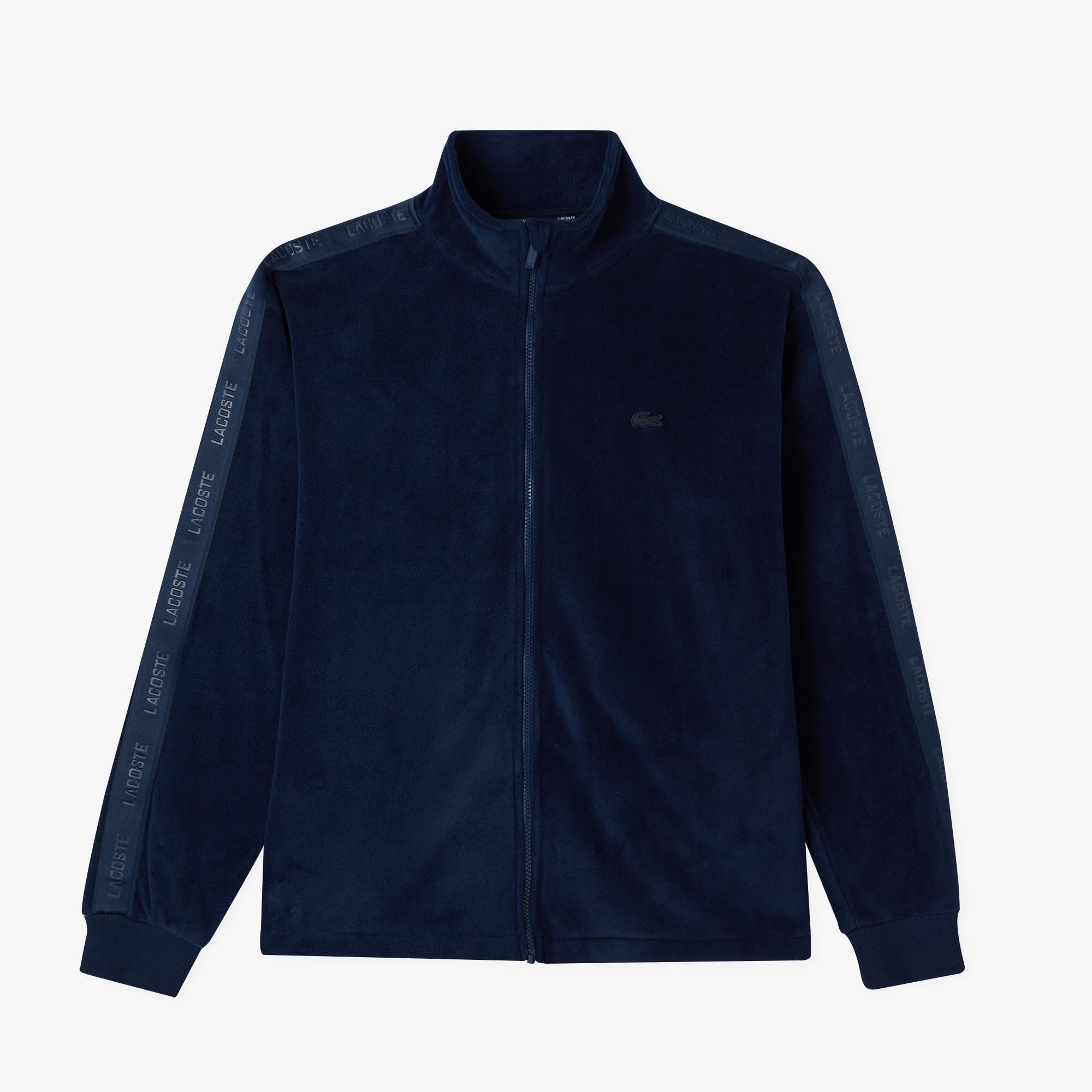 Lacoste Erkek Loose Fit Fermuarlı Lacivert Sweatshirt