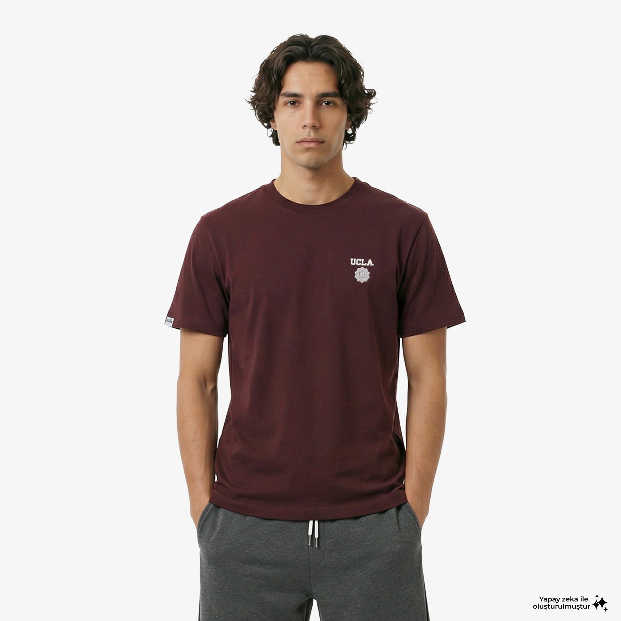 Ucla Bass Erkek Kahverengi T-Shirt