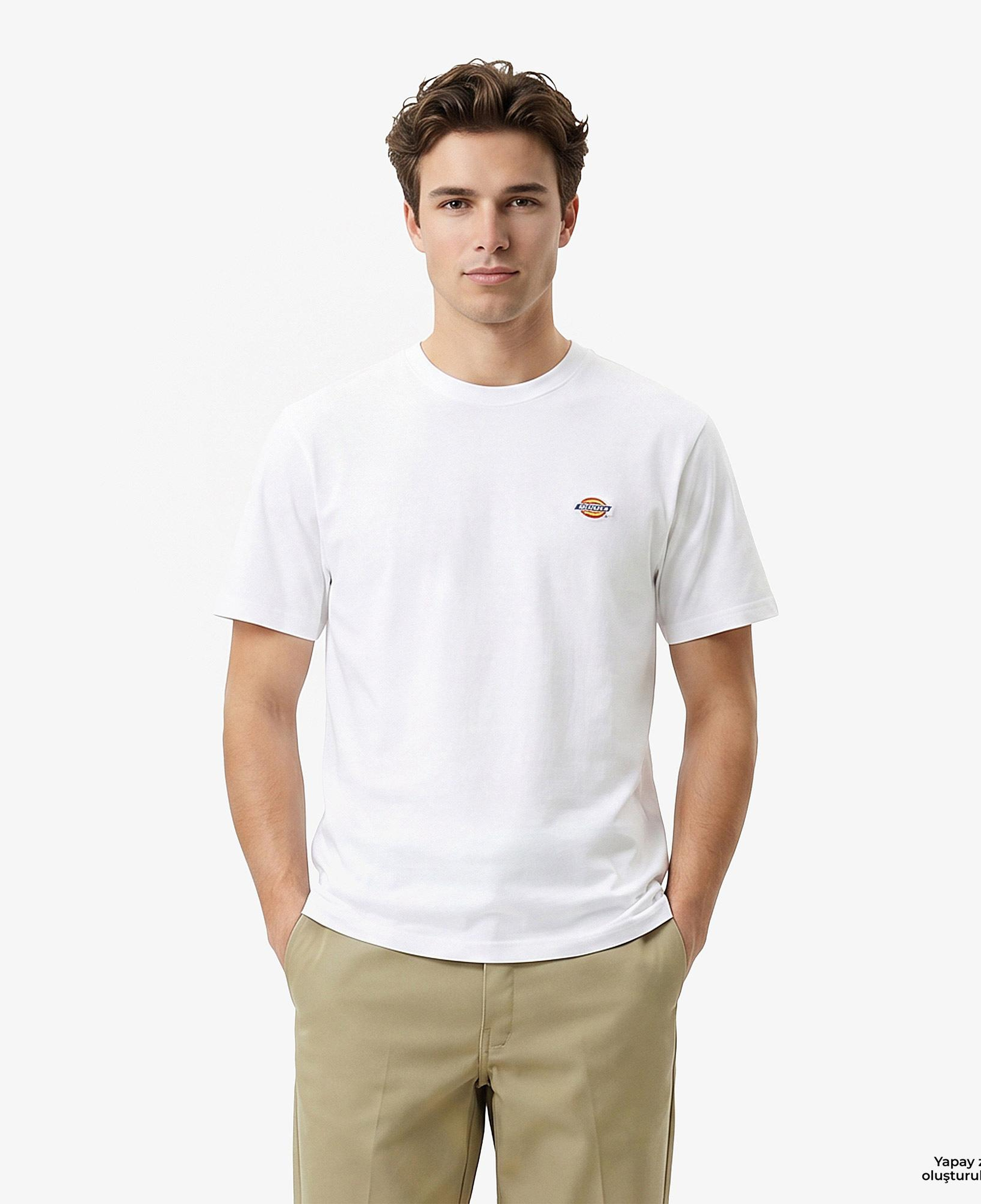 Dickies Mapleton Erkek Beyaz T-Shirt