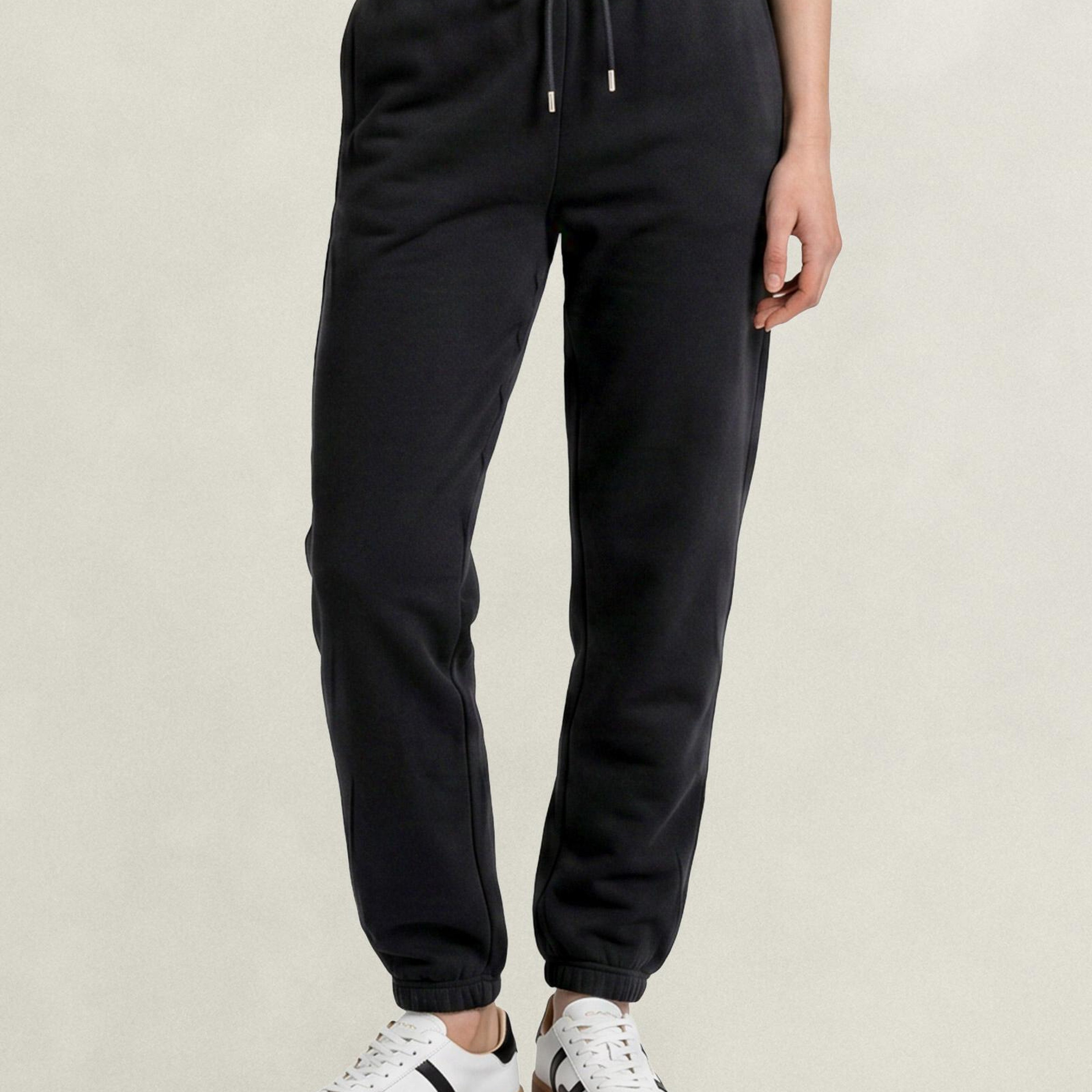 GANT Kadın Siyah Regular Fit Eşofman Altı
