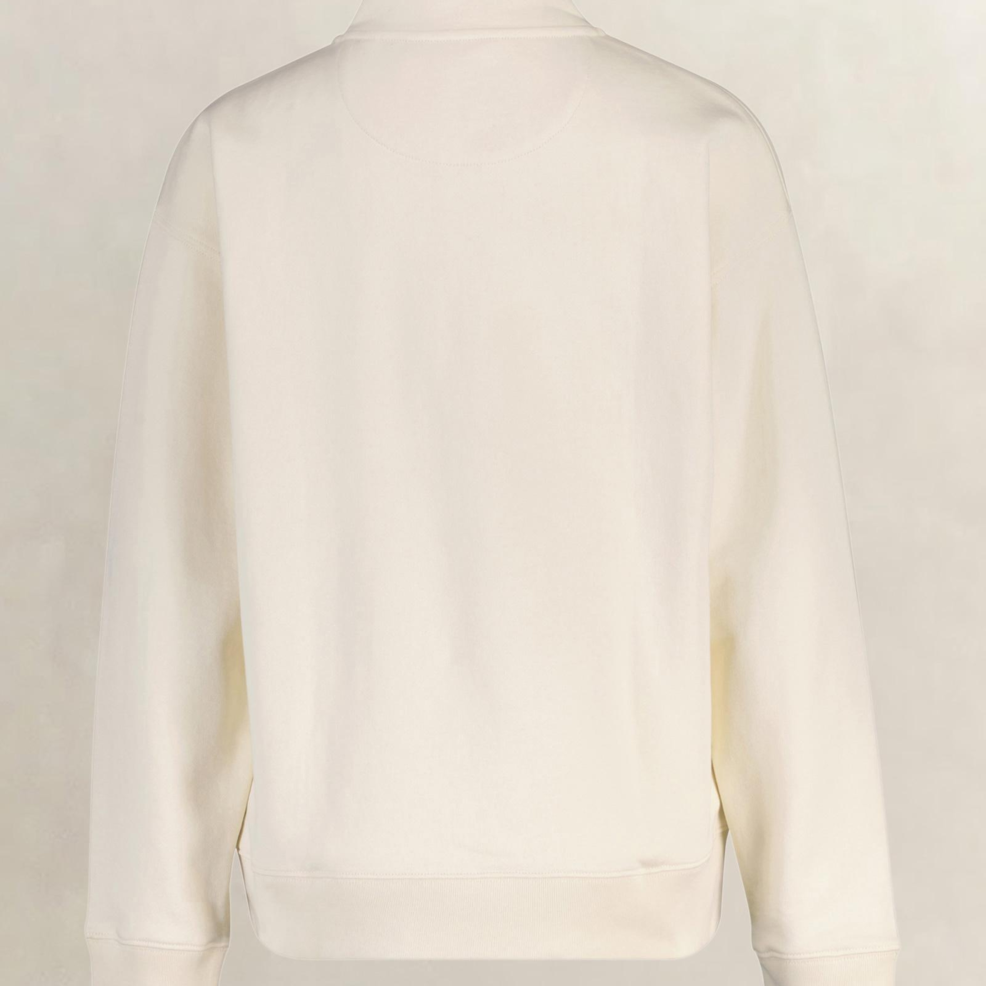 GANT Kadın Krem Yarım Fermuarlı Sweatshirt