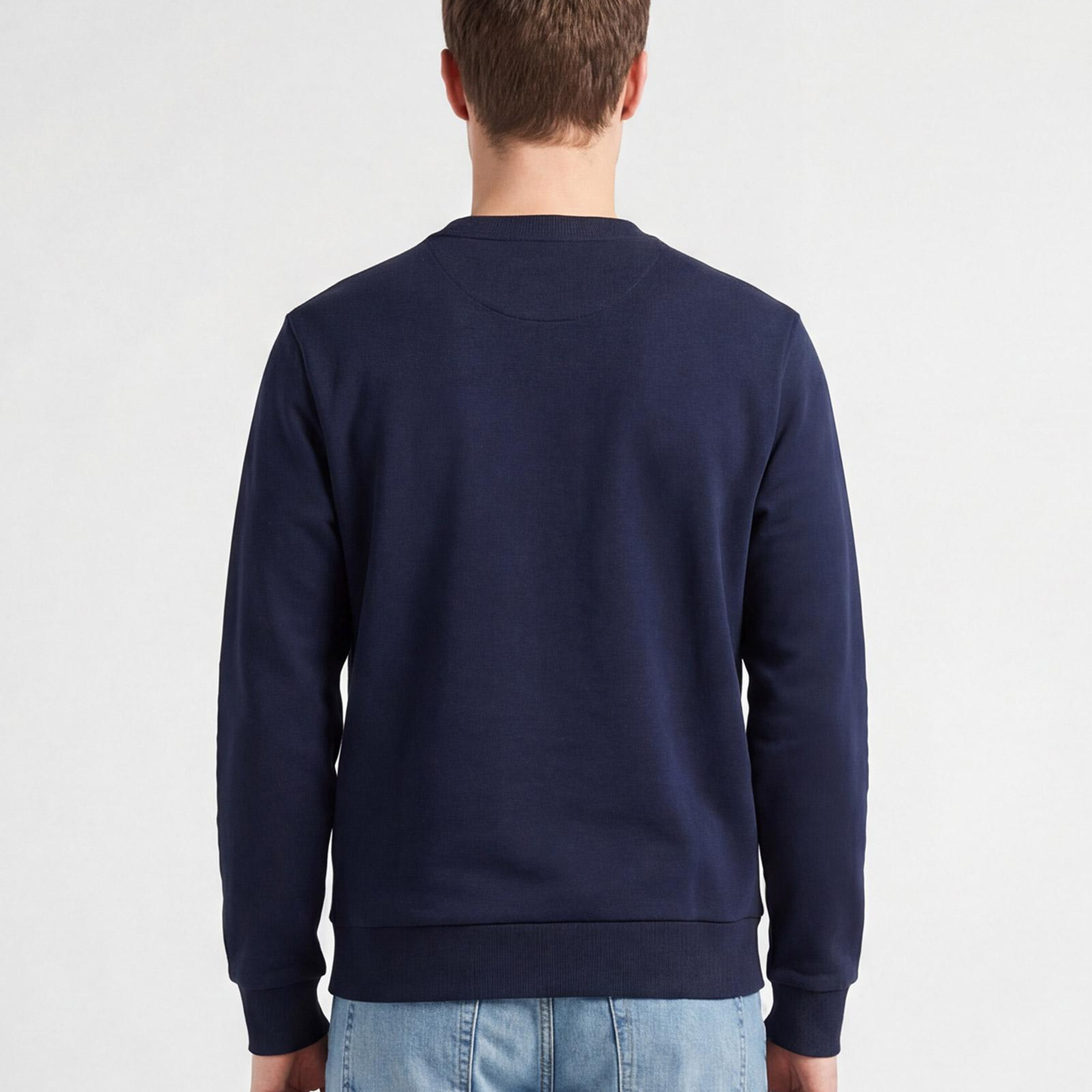 GANT Erkek Lacivert Regular Fit Sweatshirt