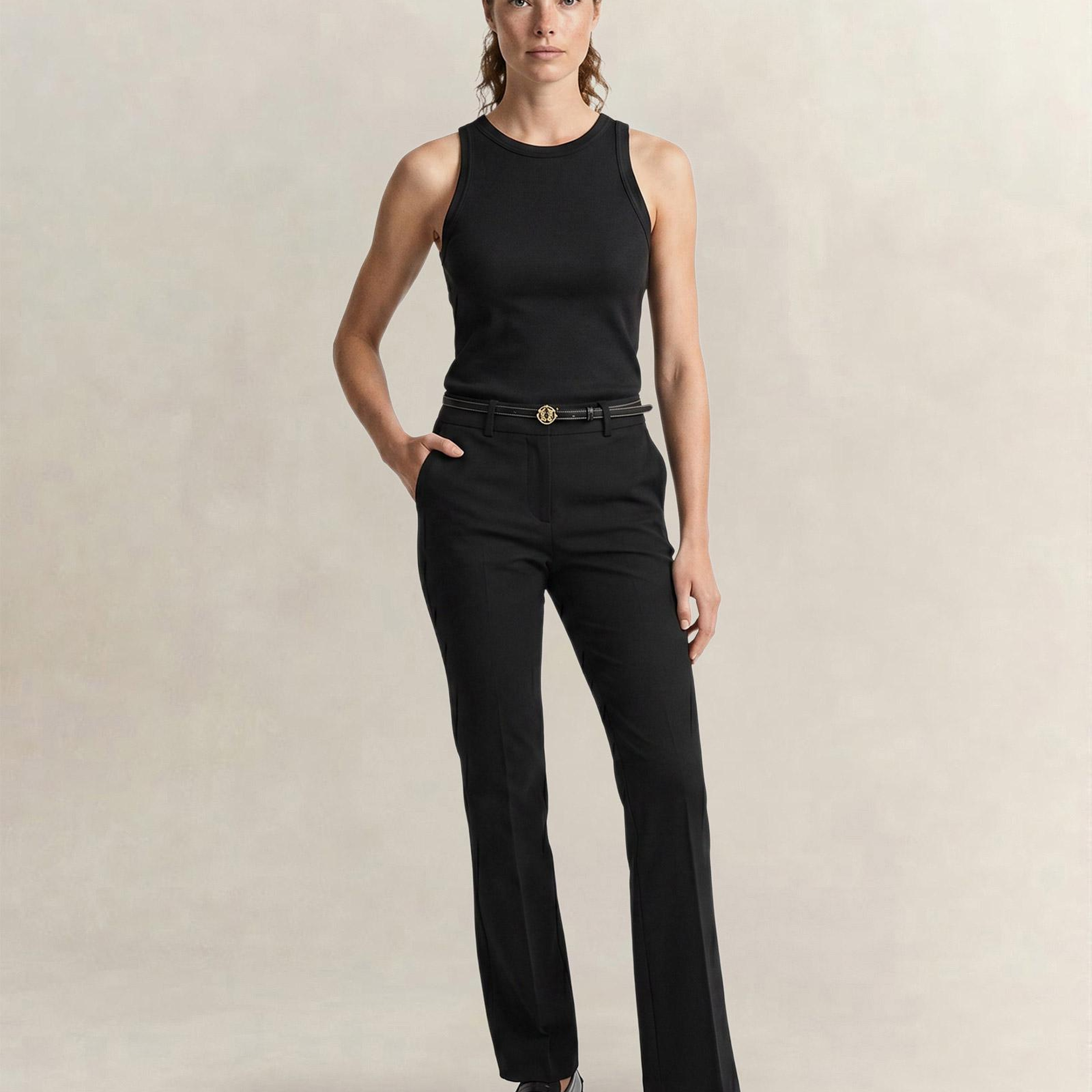 GANT Kadın Siyah Slim Fit Pantolon