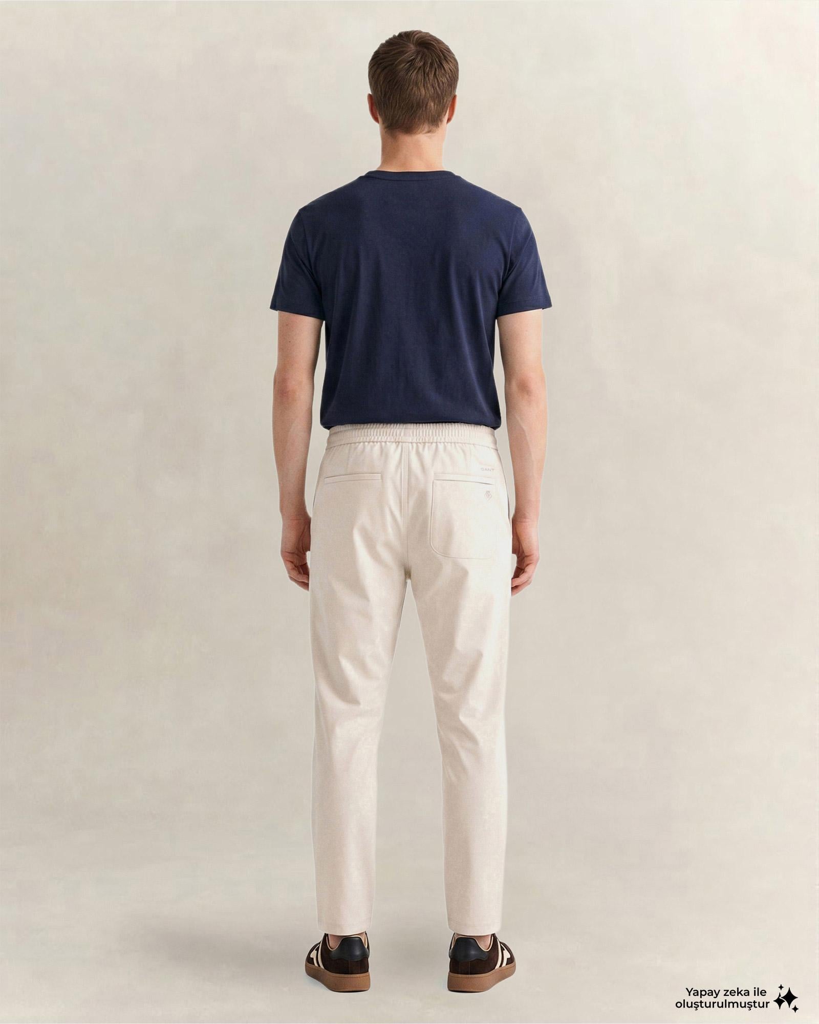 GANT Erkek Bej Regular Fit Smart Jogger Pantolon