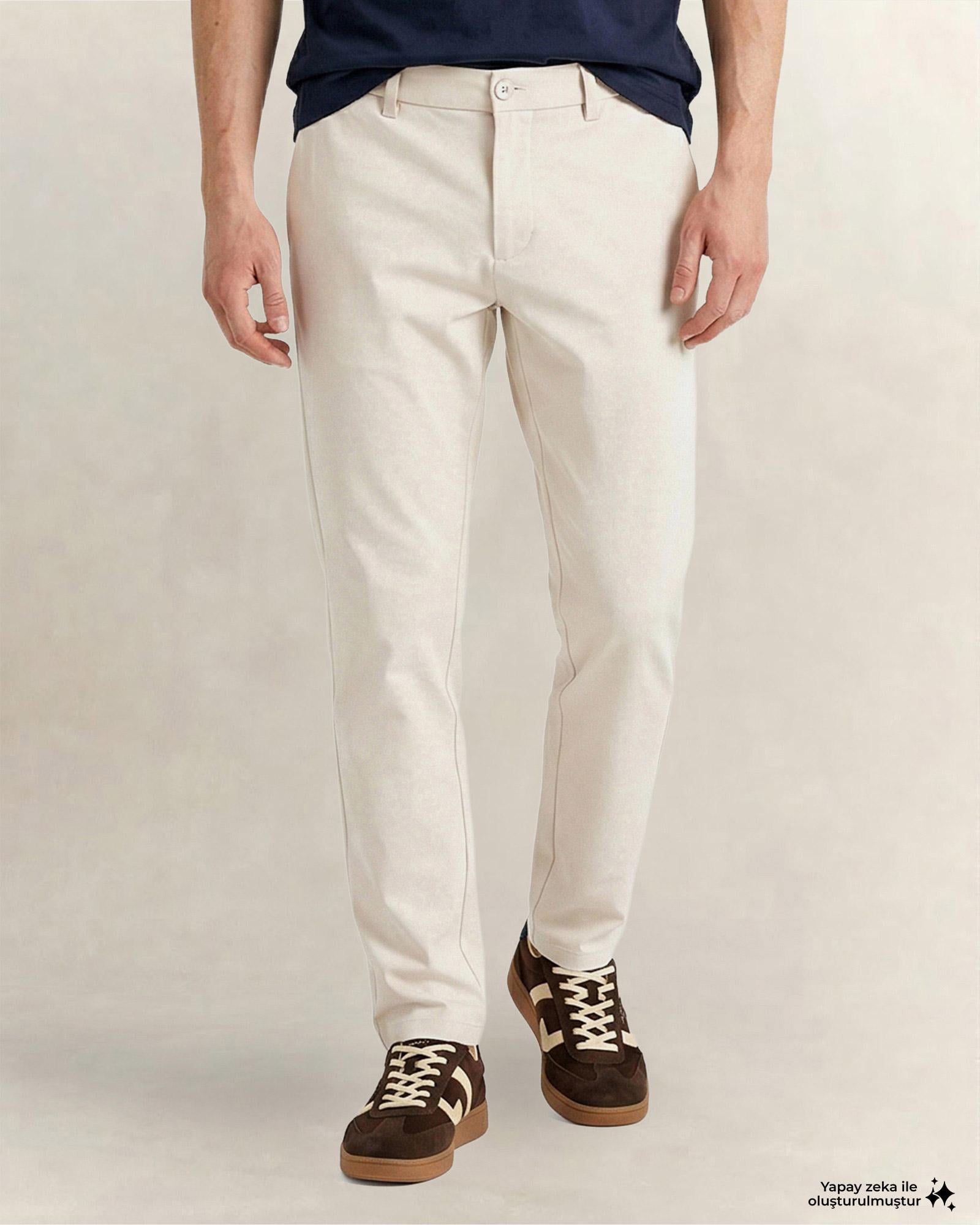 GANT Erkek Bej Regular Fit Smart Jogger Pantolon