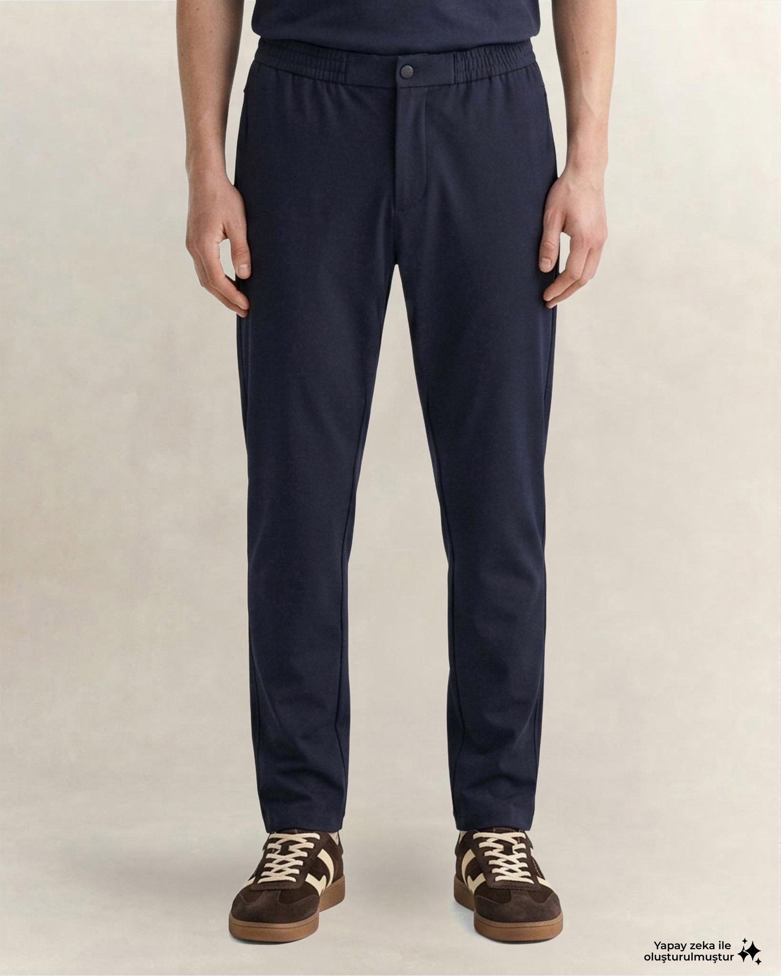 GANT Erkek Lacivert Regular Fit Smart Jogger Pantolon
