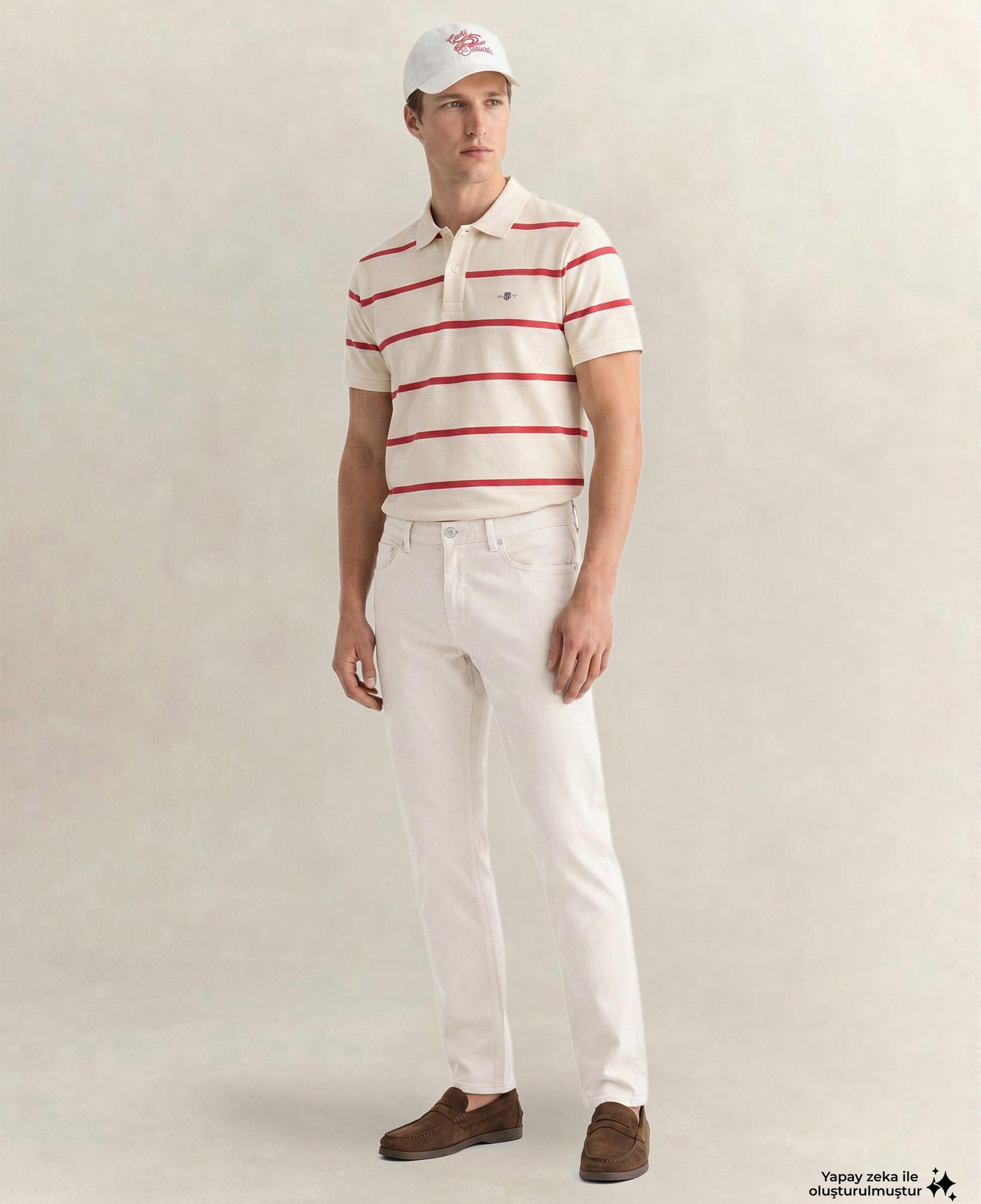 GANT Erkek Bej Slim Fit Jean