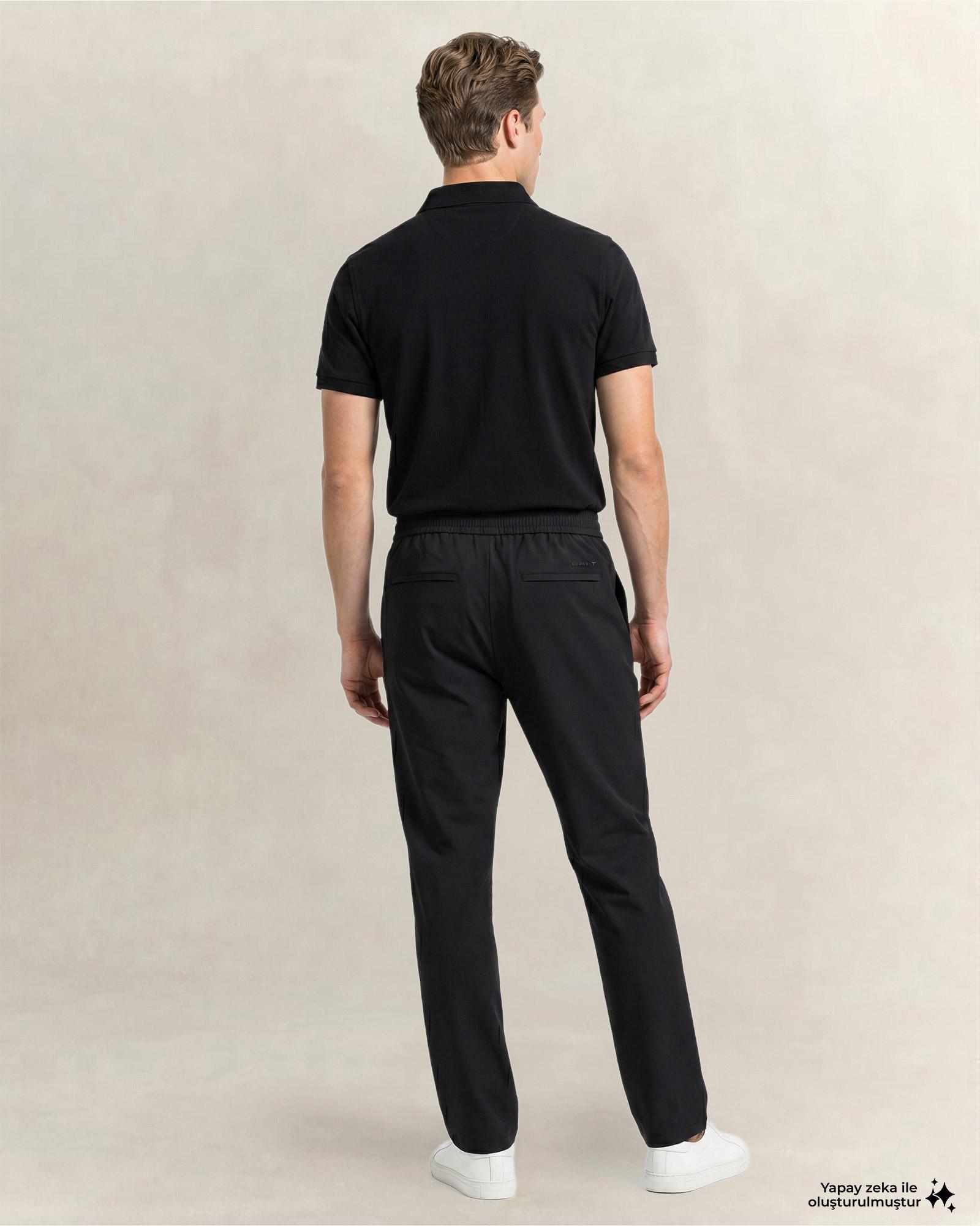 GANT Erkek Siyah Regular Fit Smart Jogger Pantolon