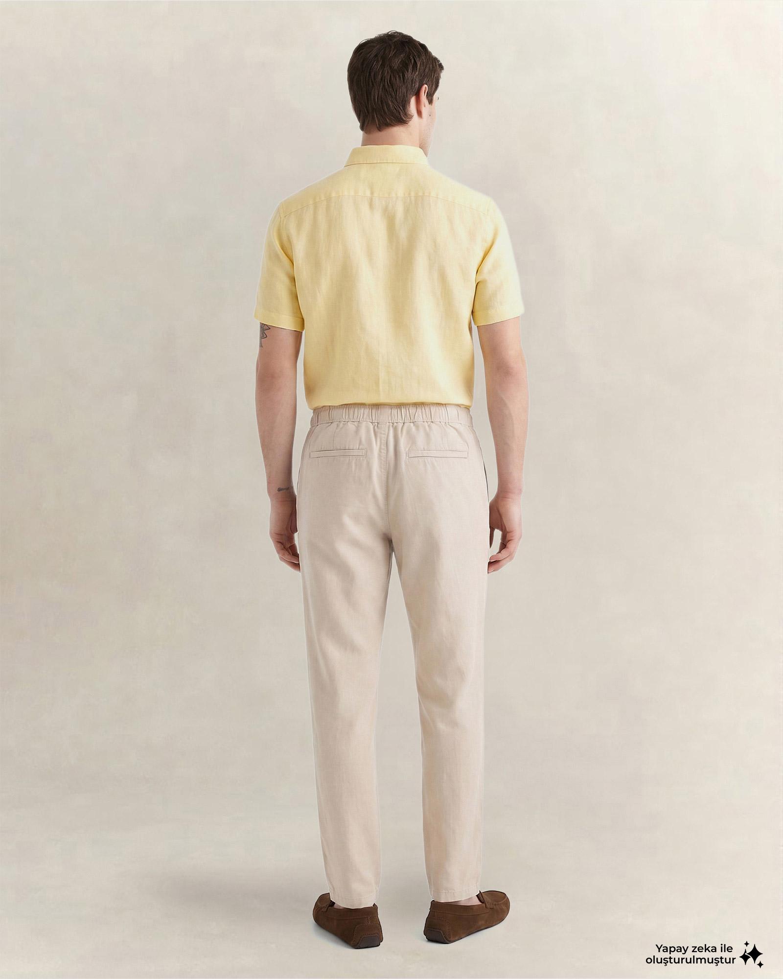GANT Erkek Bej Regular Fit Jogger Pantolon