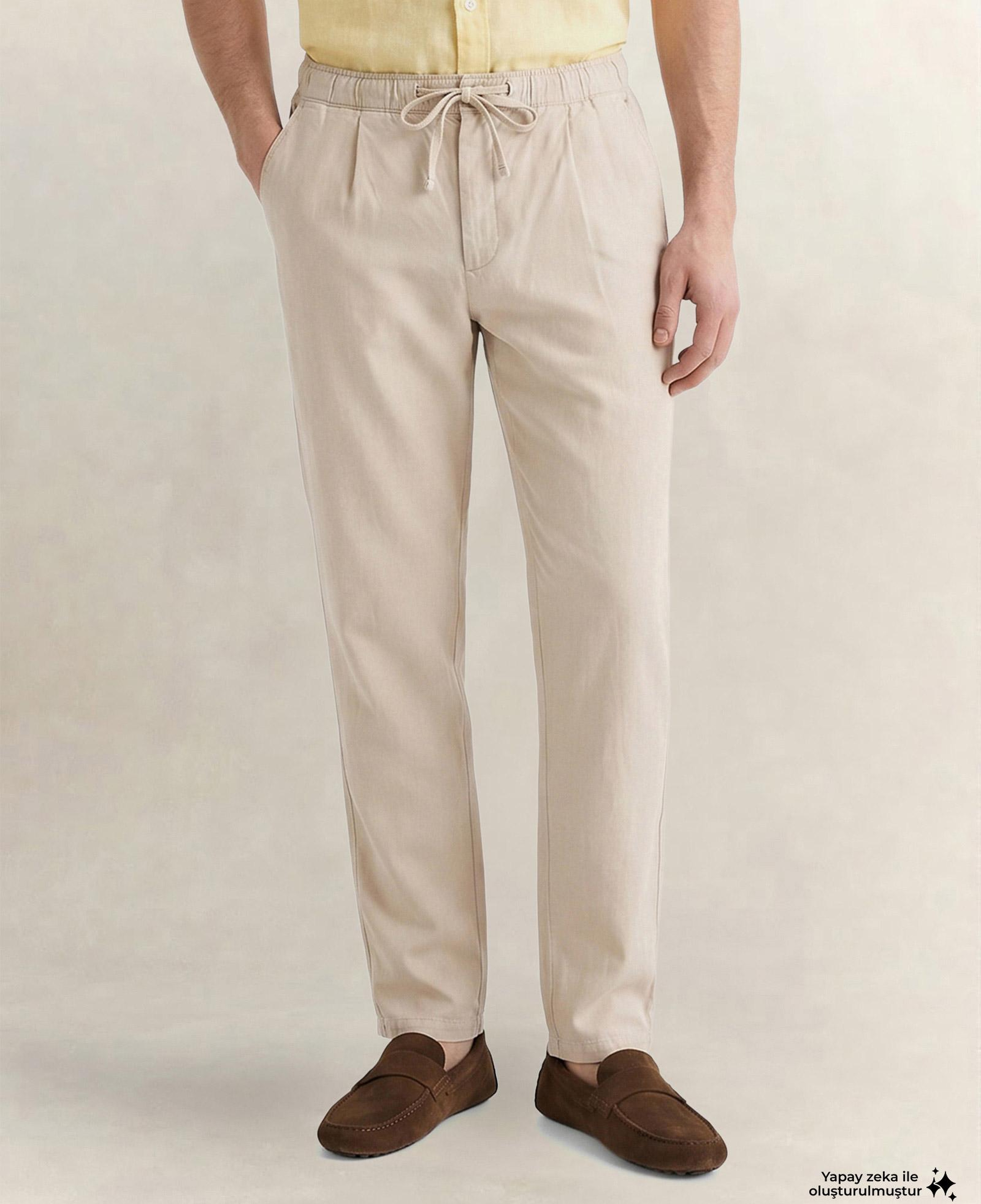 GANT Erkek Bej Regular Fit Jogger Pantolon