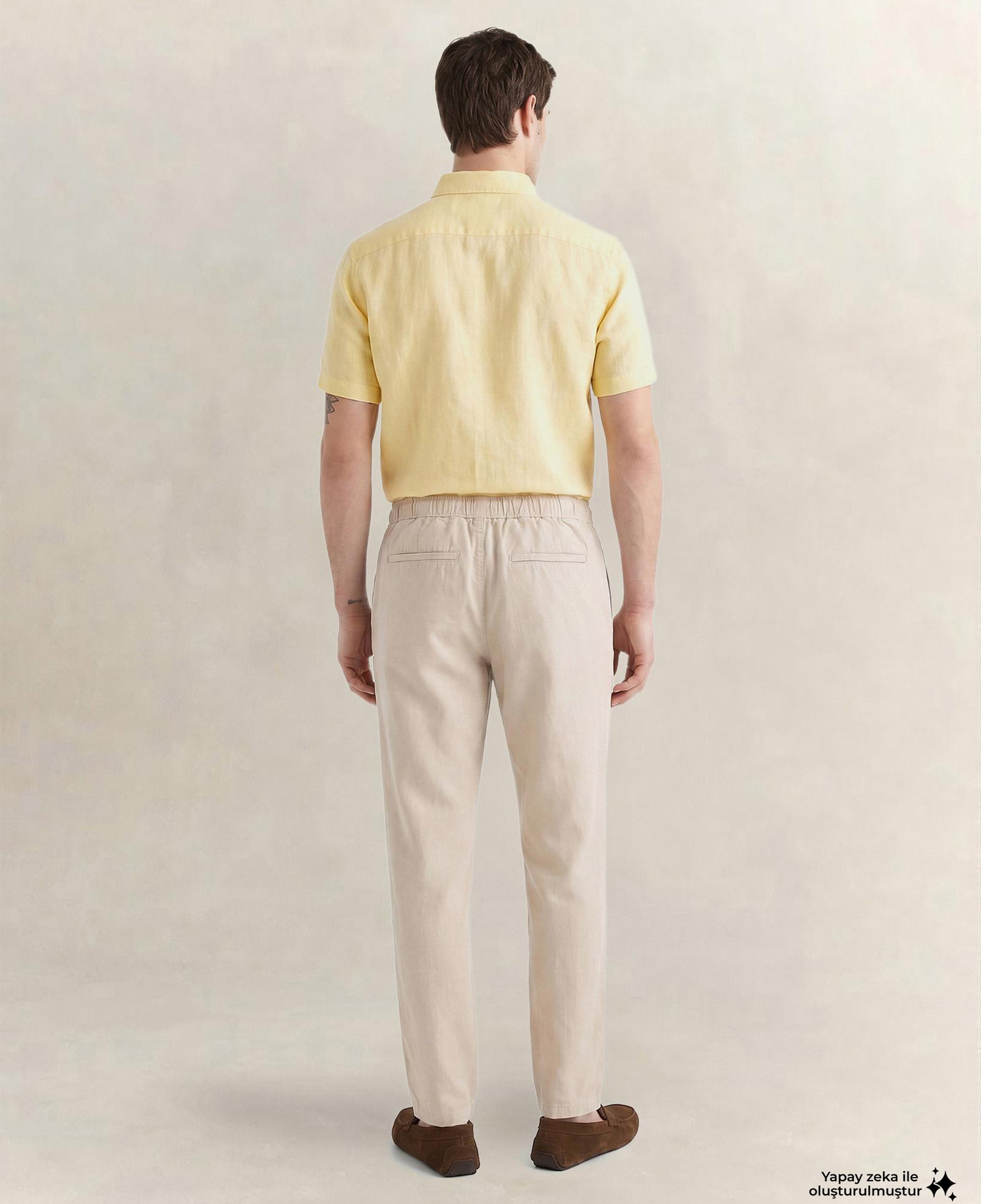 GANT Erkek Bej Regular Fit Jogger Pantolon