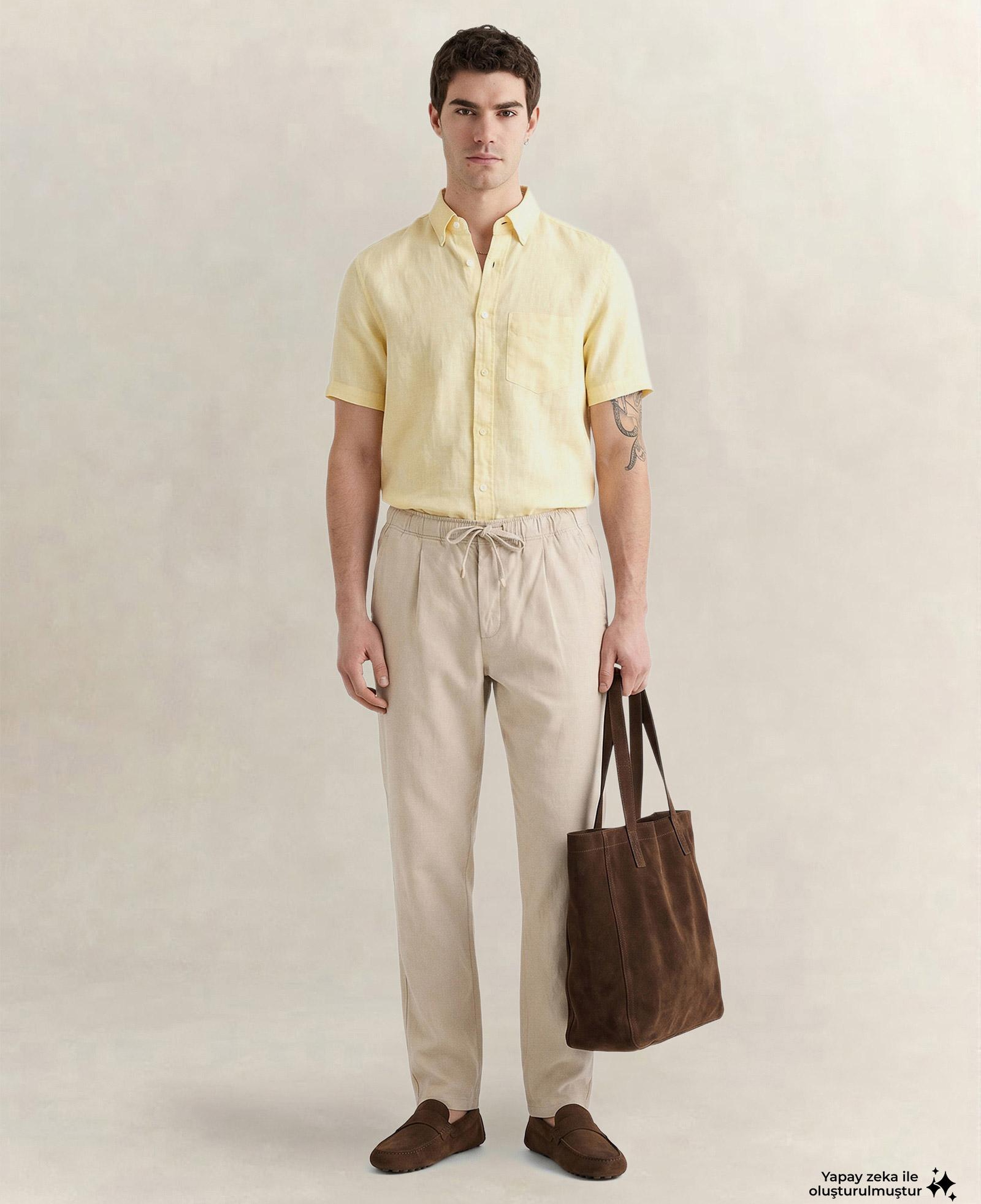 GANT Erkek Bej Regular Fit Jogger Pantolon