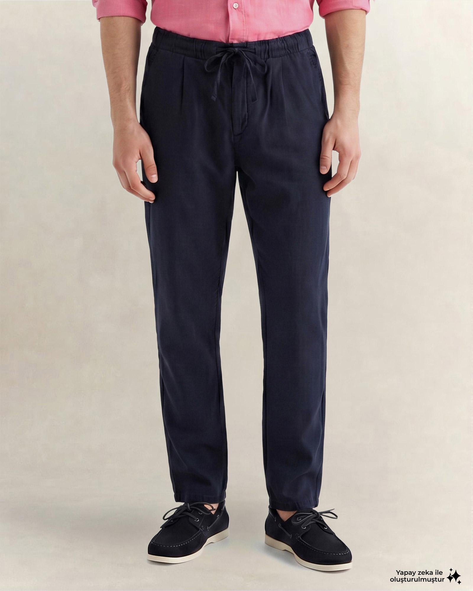 GANT Erkek Lacivert Regular Fit Jogger Pantolon