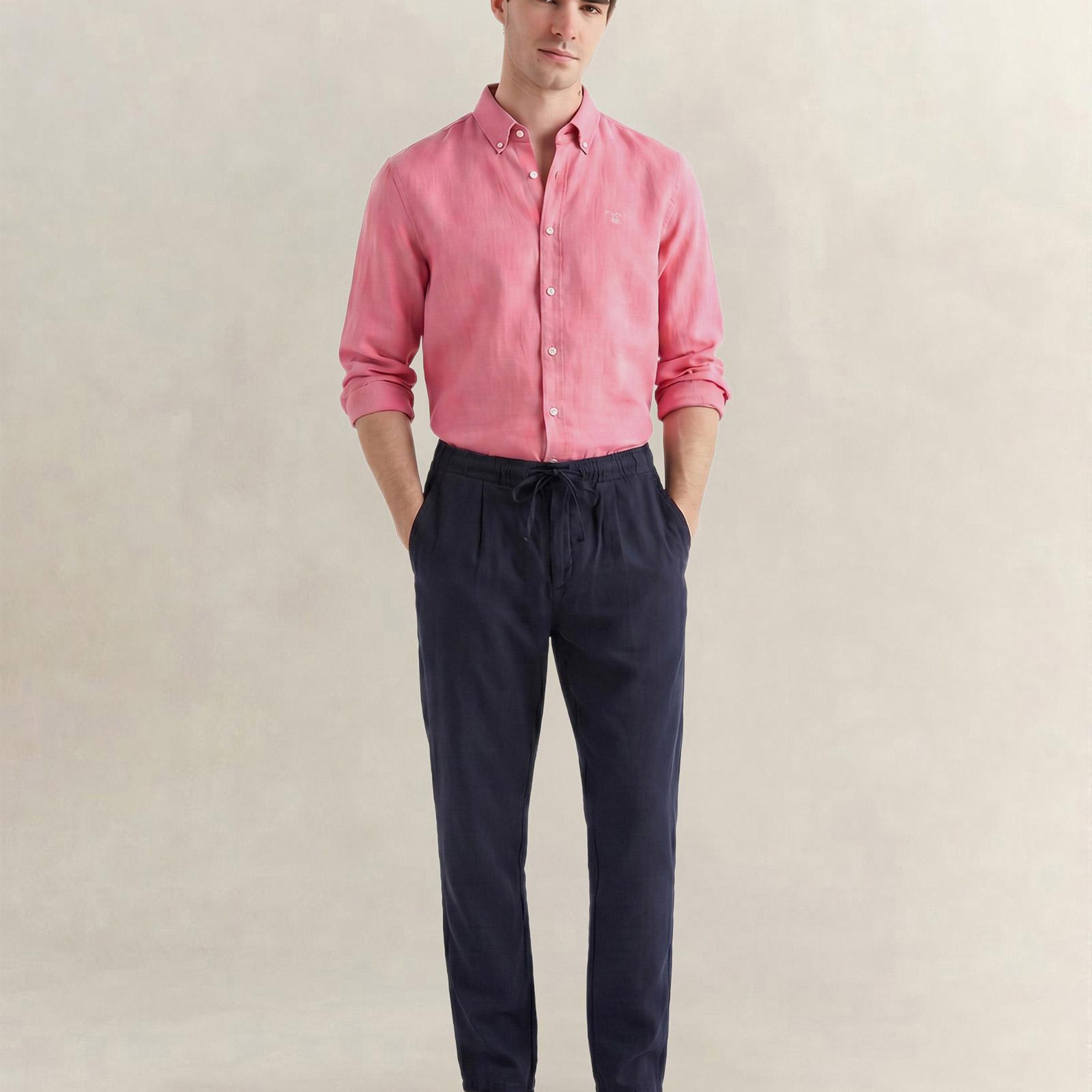 GANT Erkek Lacivert Regular Fit Jogger Pantolon