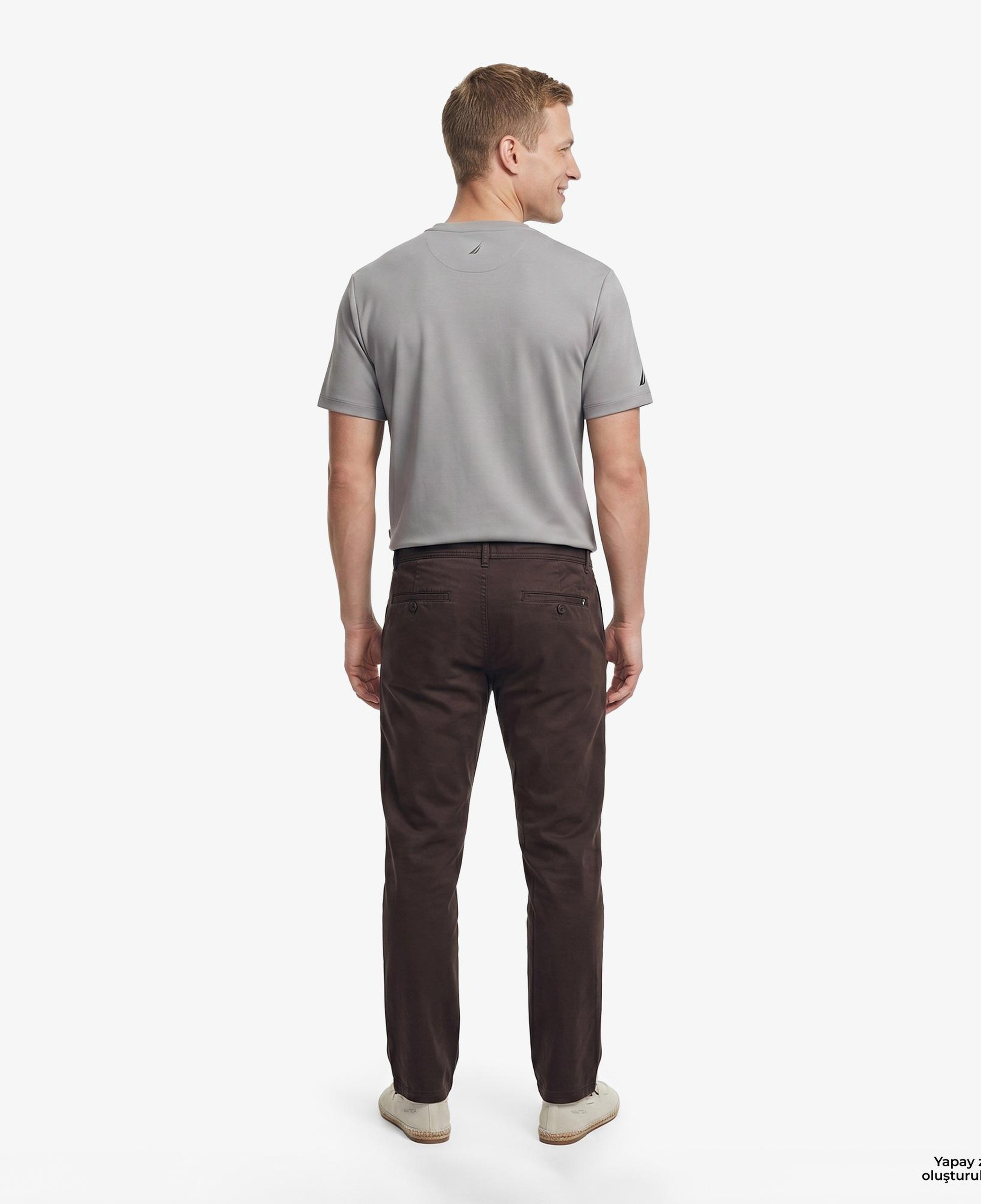 Nautica Erkek Kahverengi Slim Fit Pantolon