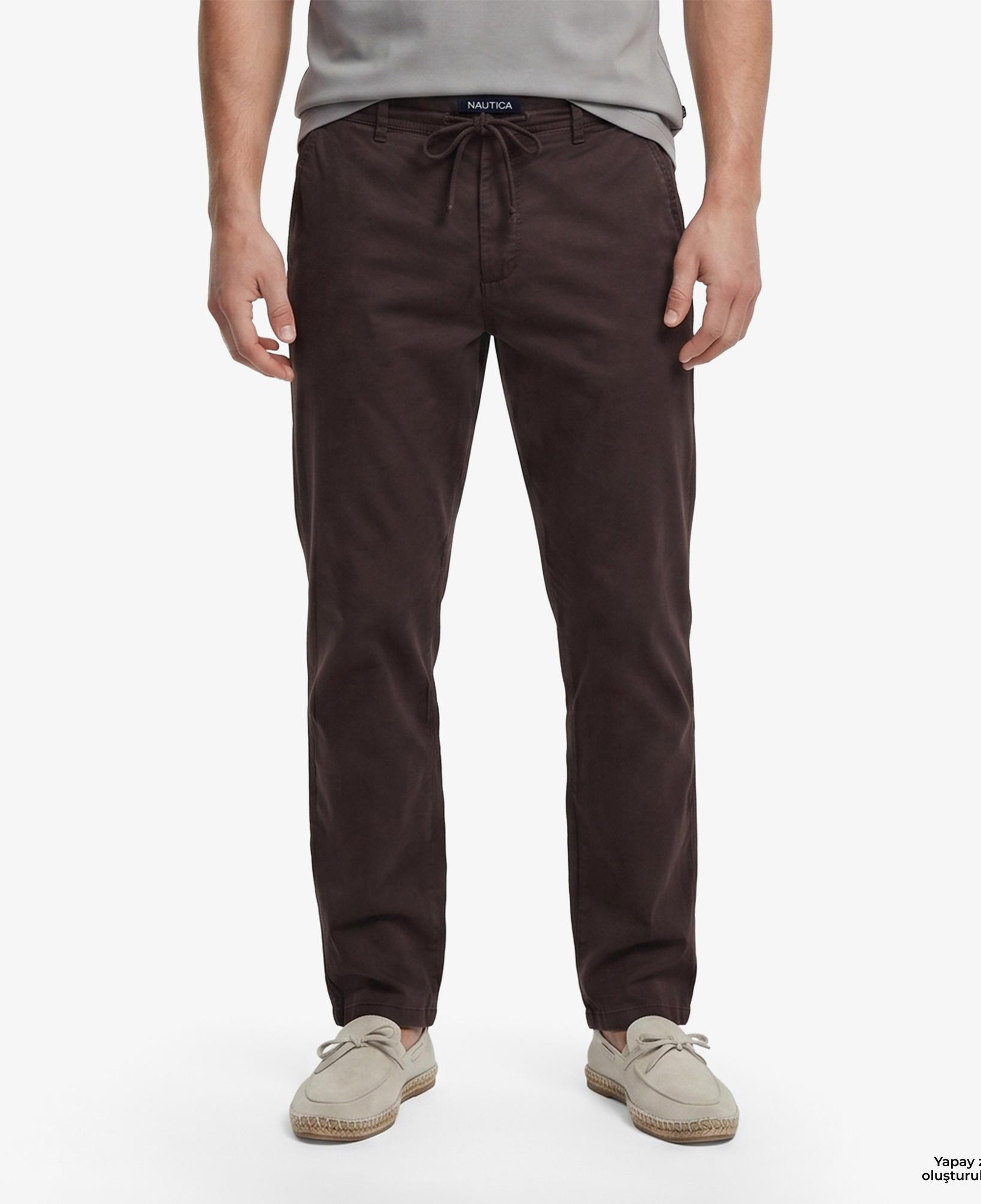 Nautica Erkek Kahverengi Slim Fit Pantolon
