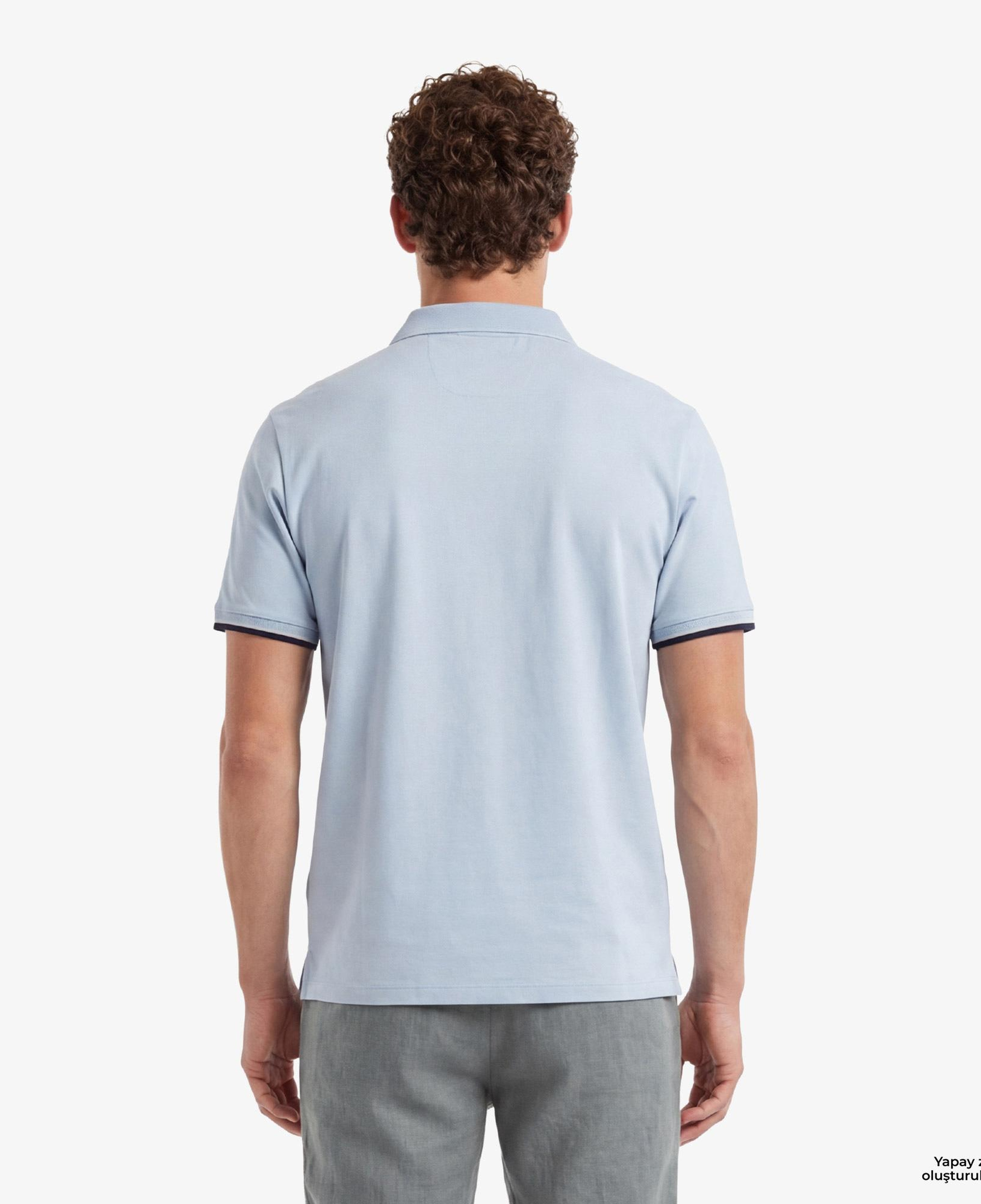 Nautica Erkek Mavi Regular Fit Pima Cotton Polo Yaka T-Shirt