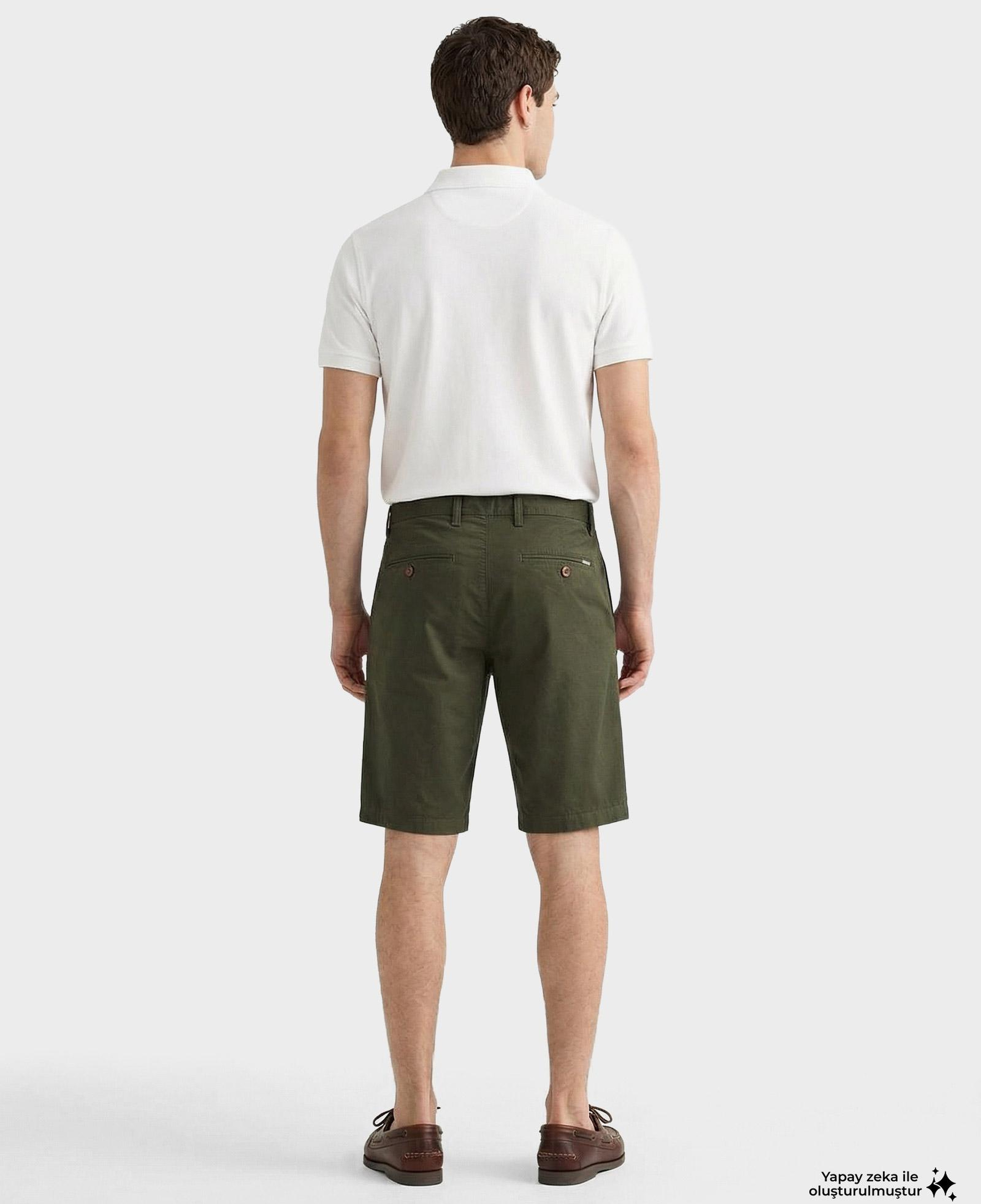GANT Erkek Yeşil Relaxed Fit Chino Şort