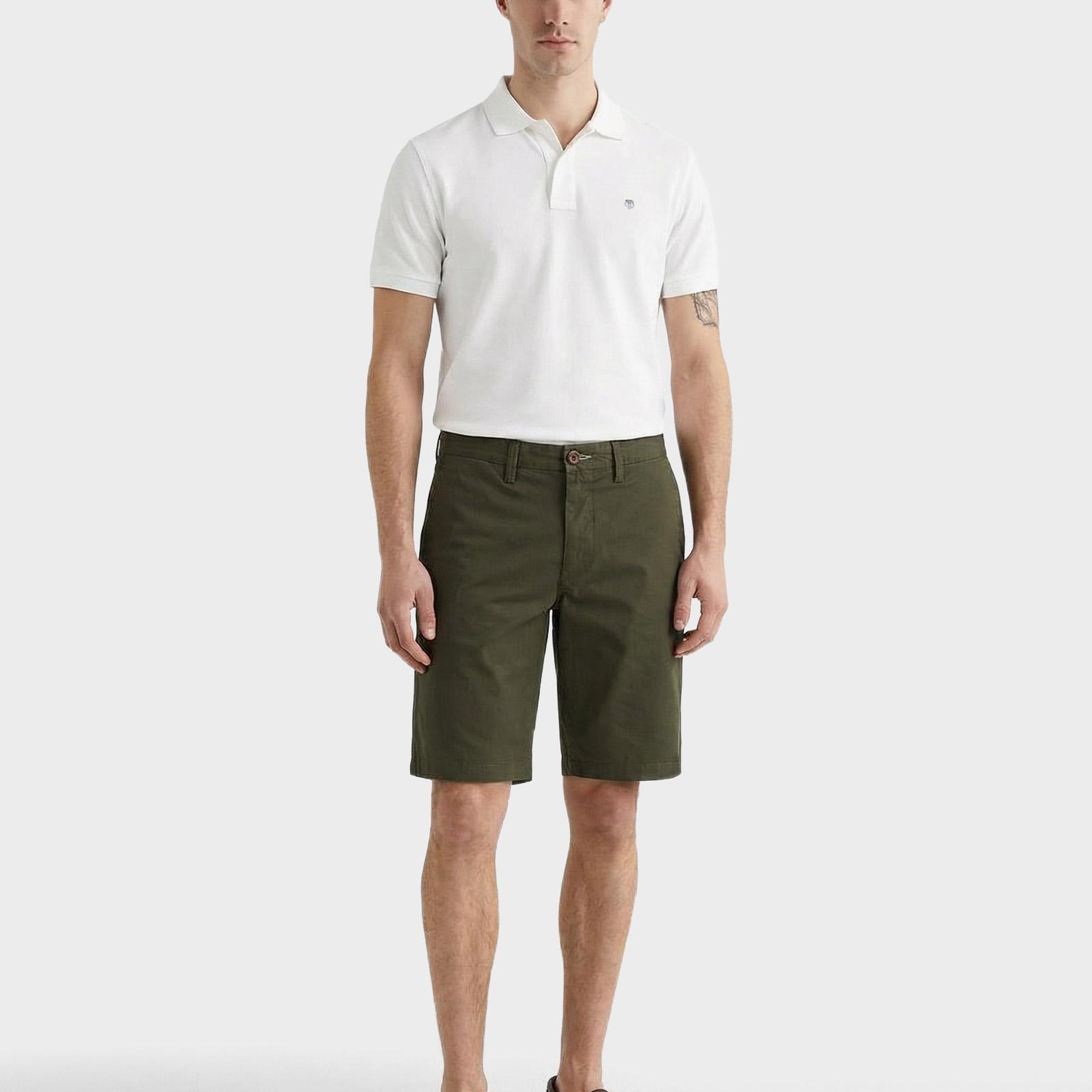 GANT Erkek Yeşil Relaxed Fit Chino Şort