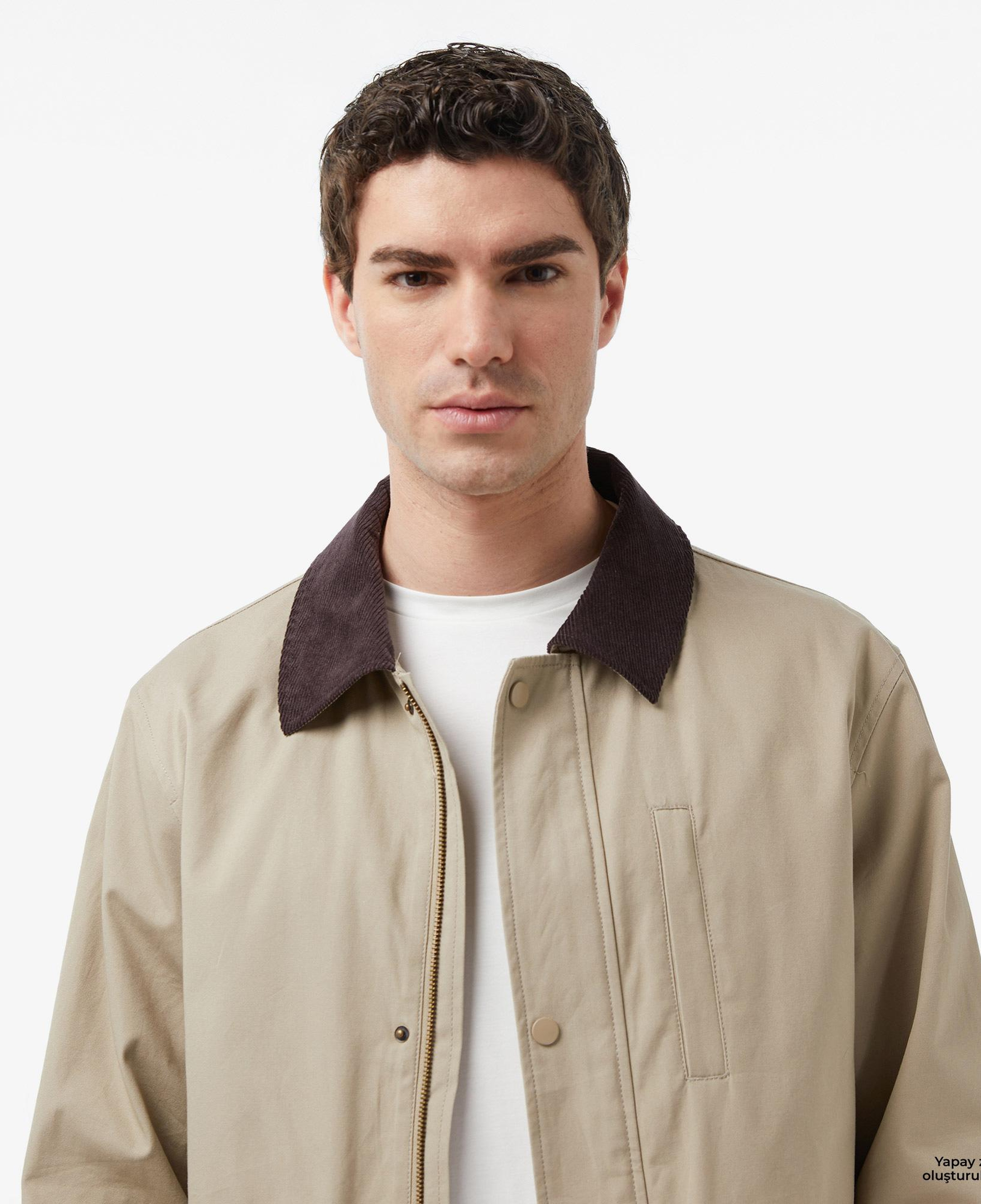 Nautica Erkek Bej Regular Fit Ceket