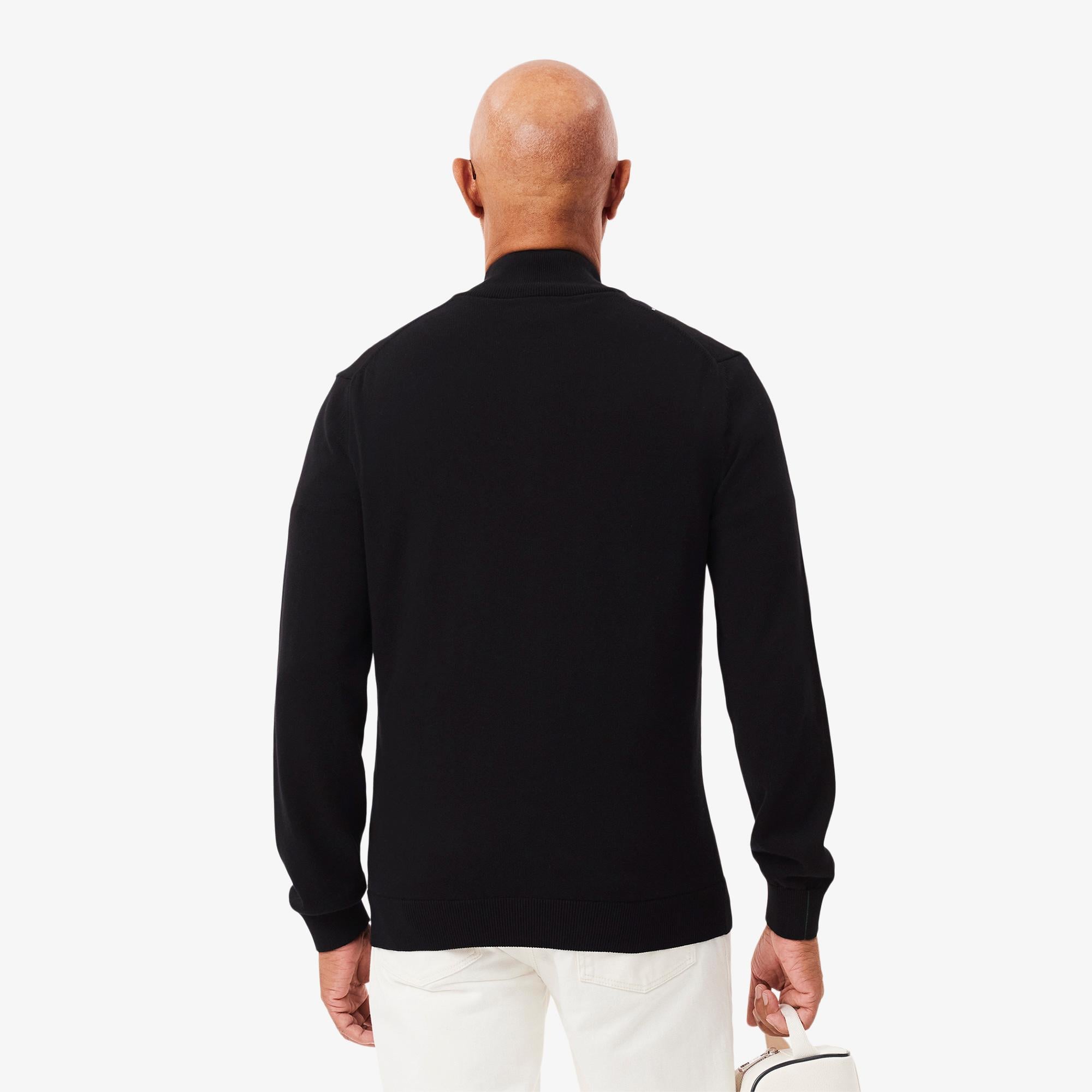 Lacoste Erkek Regular Fit Fermuarlı Siyah Hırka
