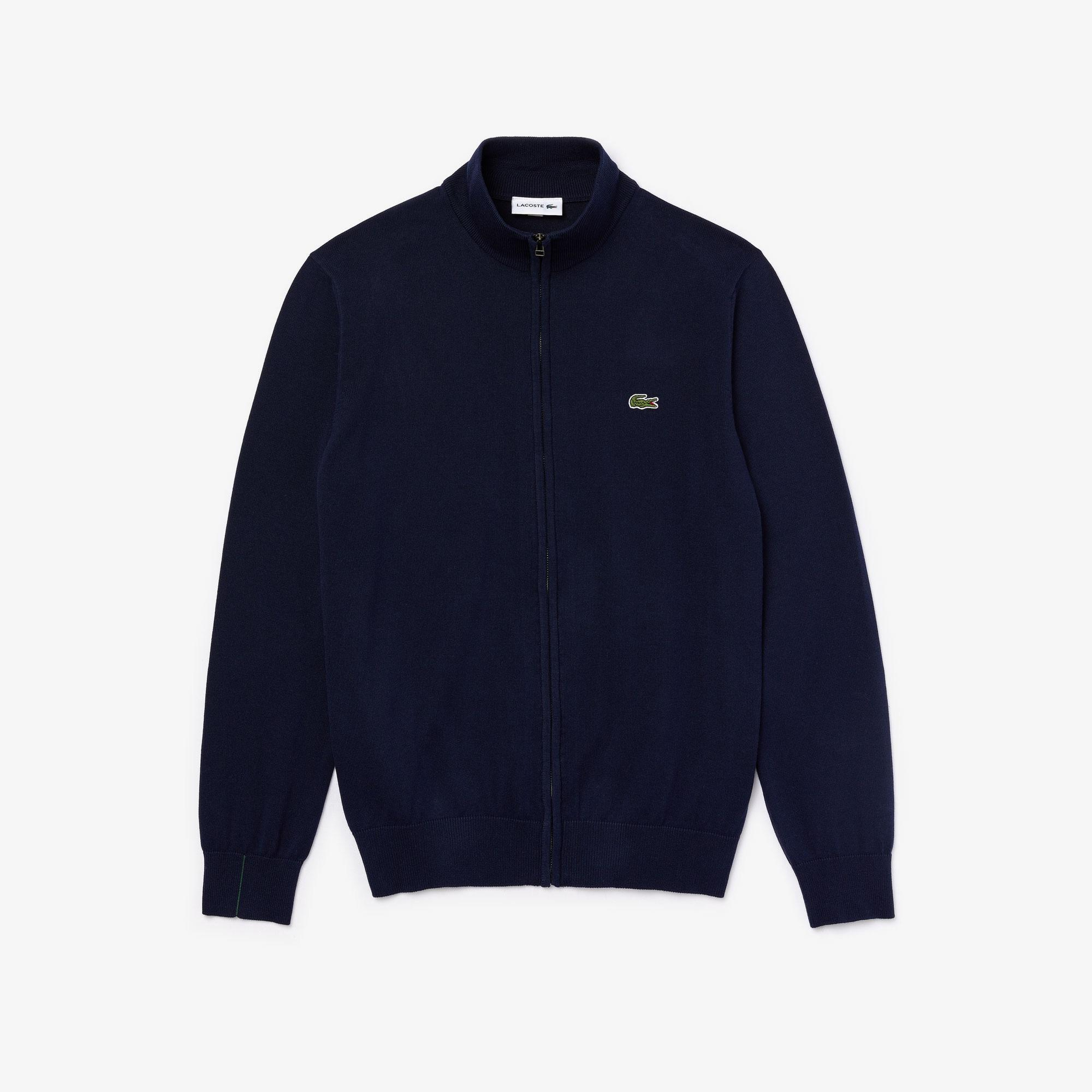 Lacoste Erkek Regular Fit Fermuarlı Lacivert Hırka