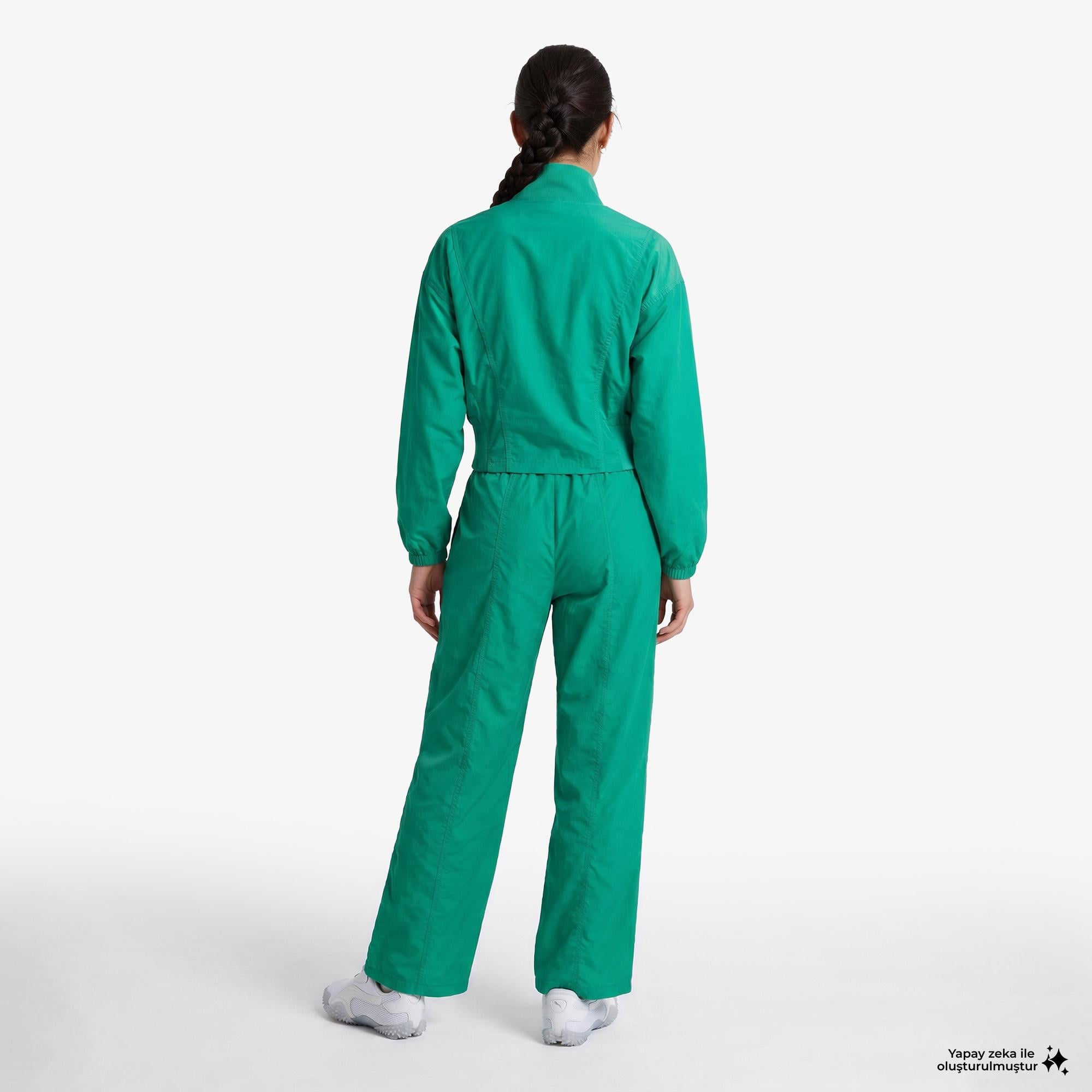 Puma Dare To Oversized Kadın Yeşil Ceket