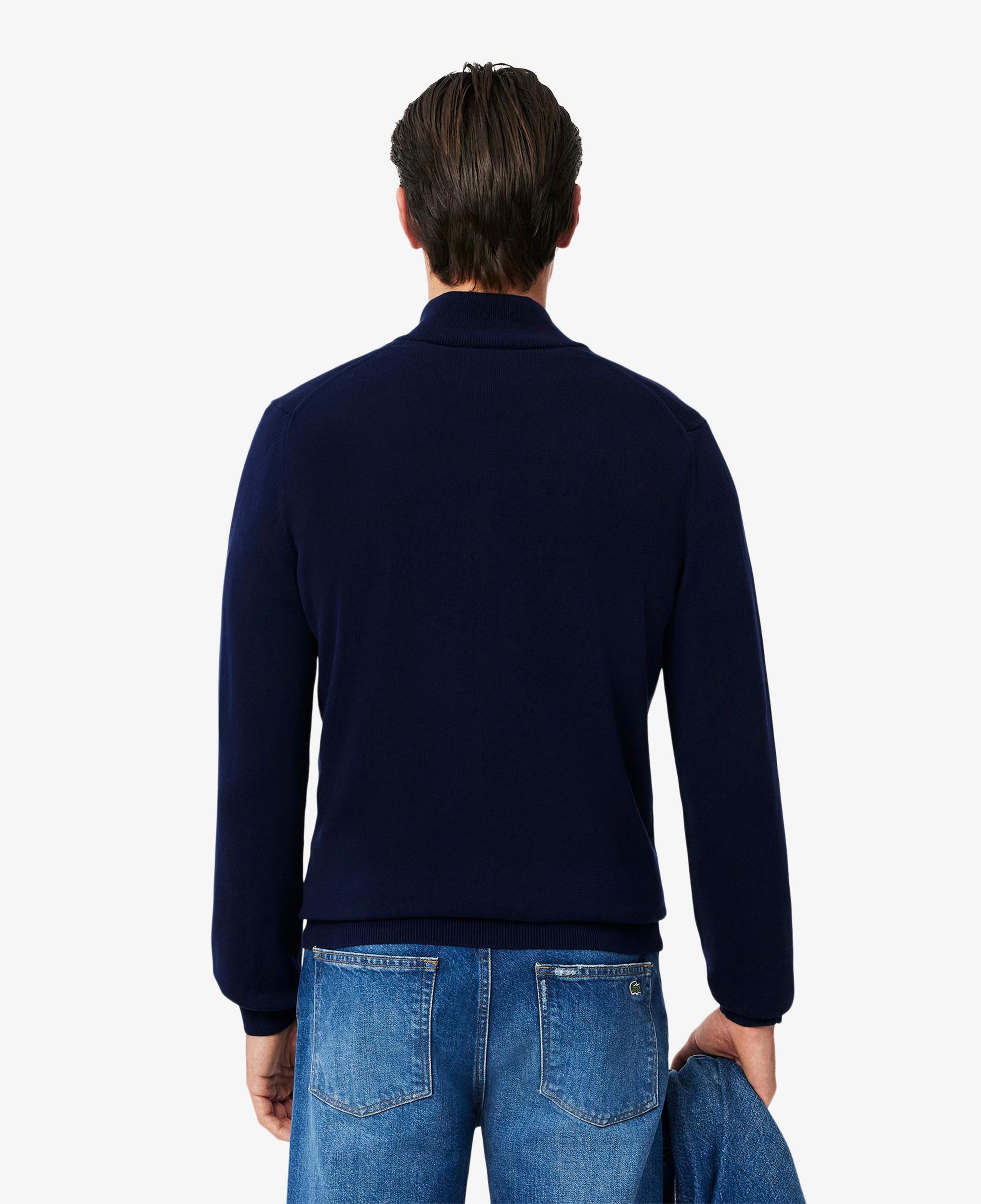 Lacoste Erkek Regular Fit Fermuarlı Lacivert Hırka