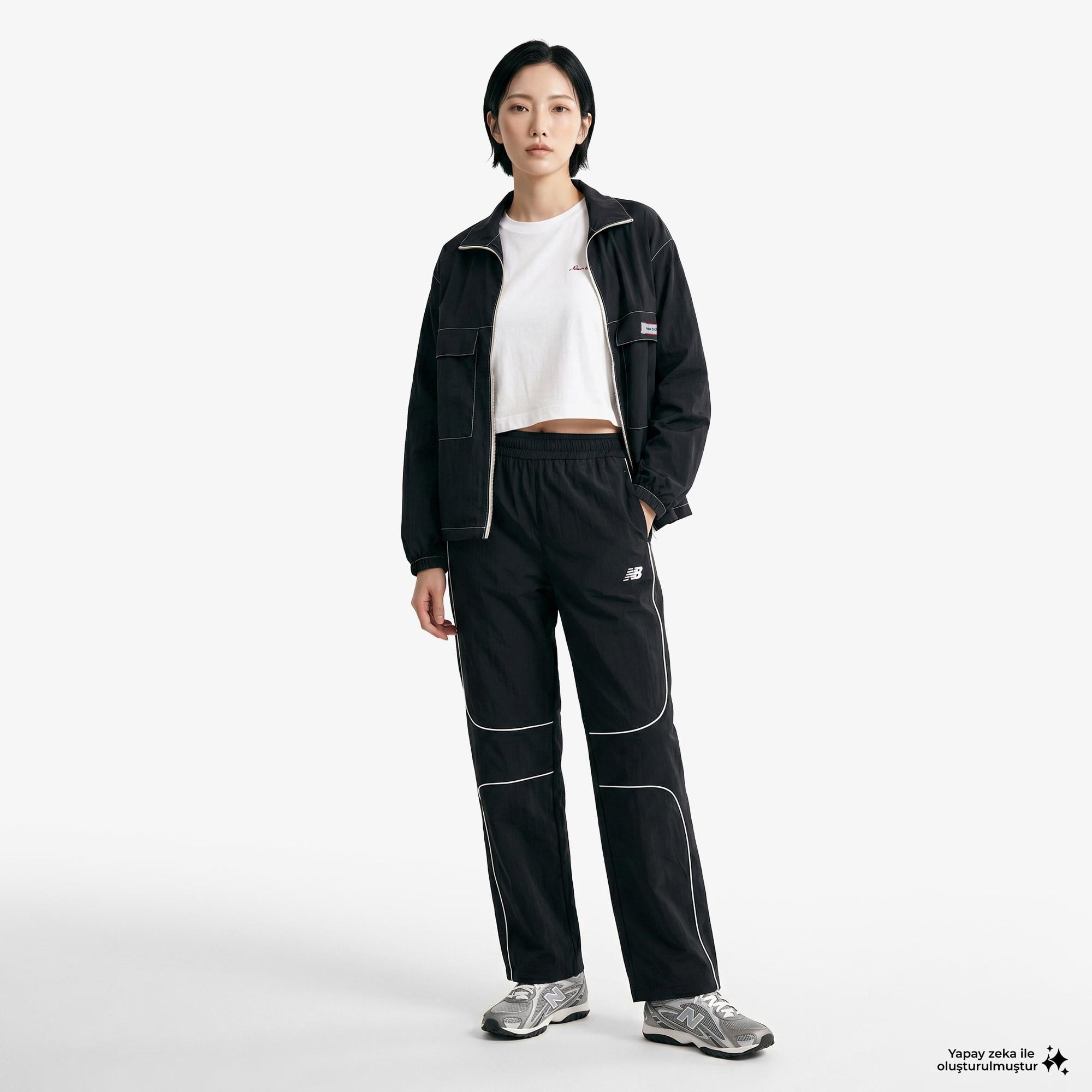 New Balance WNP1624 Lifestyle Kadın Lacivert Eşofman Altı