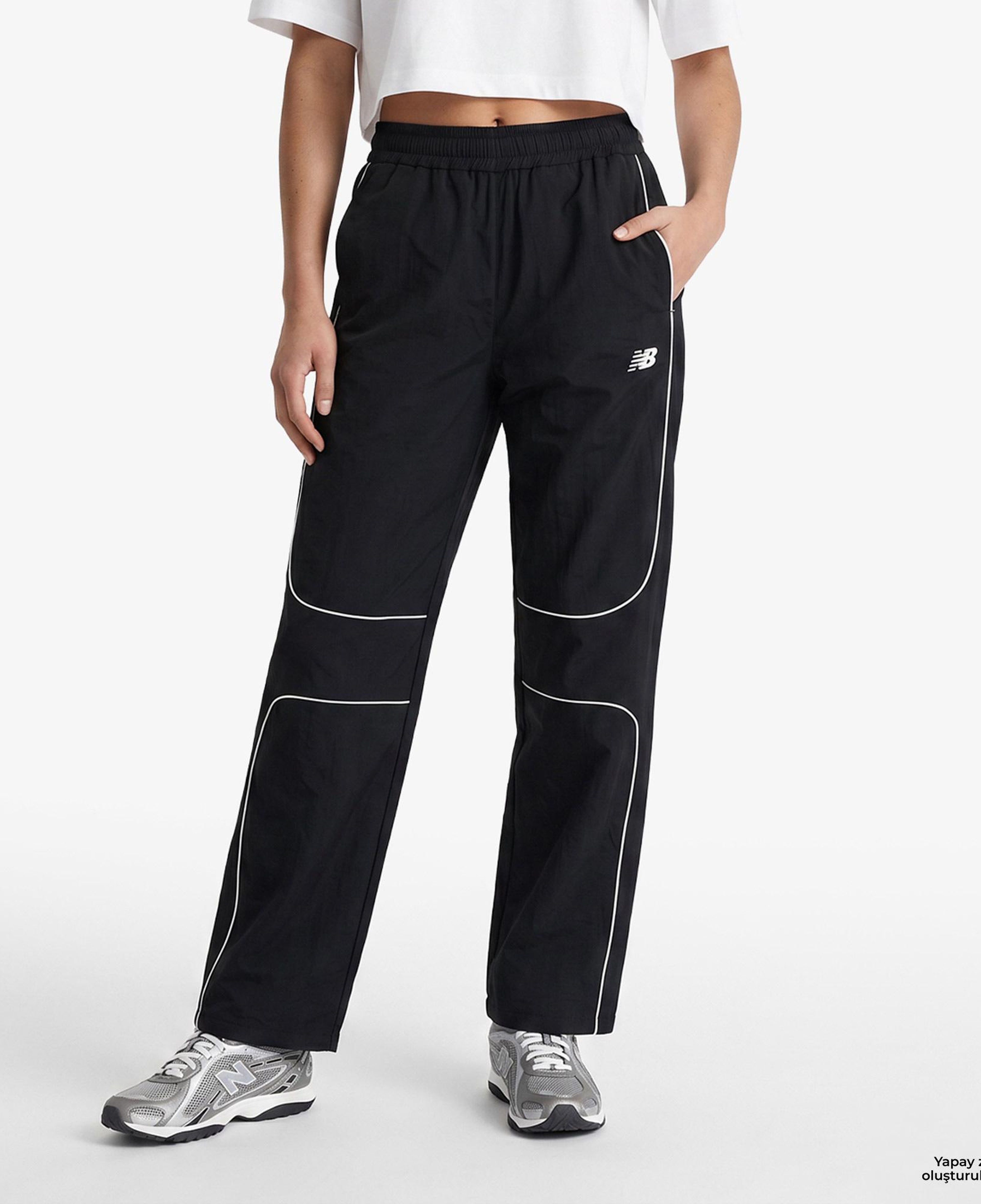 New Balance WNP1618 Lifestyle Kadın Siyah Eşofman Altı